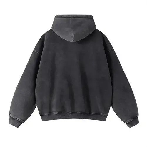 VIBE Streetwear Loose Washed Zipper Hoodie Sweater Size US M / EU 48-50 / 2 - 4 Thumbnail