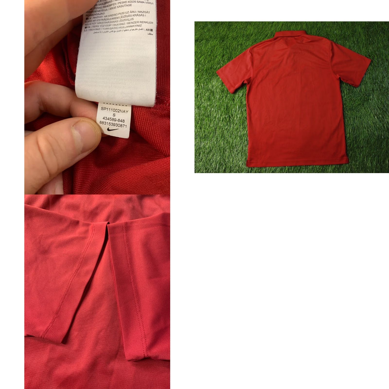 Nike NIKE GOLF DRI-FIT 2011 MEN POLO SHIRT JERSEY SIZE S RED POLO Shirt Golf Mens Size US S / EU 44-46 / 1 - 8 Thumbnail