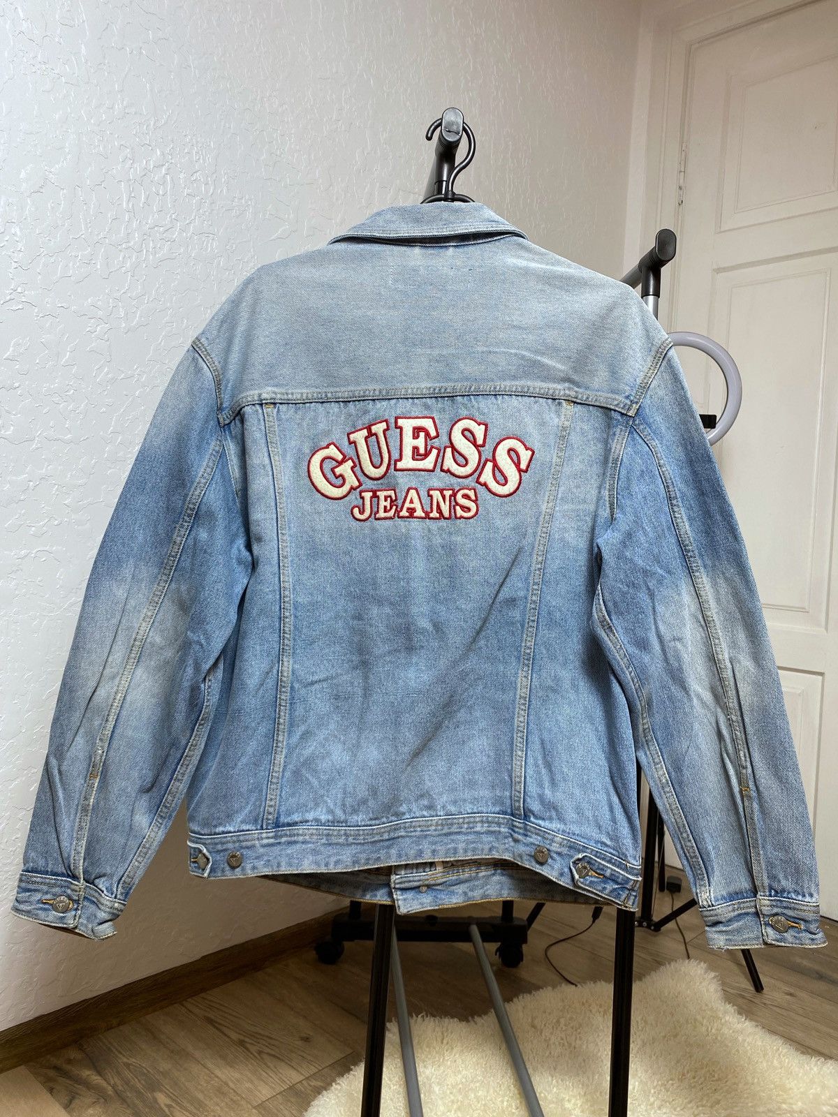 Guess Guess Vintage Jeans Jacket Big logo Size US XL / EU 56 / 4 - 1 Thumbnail