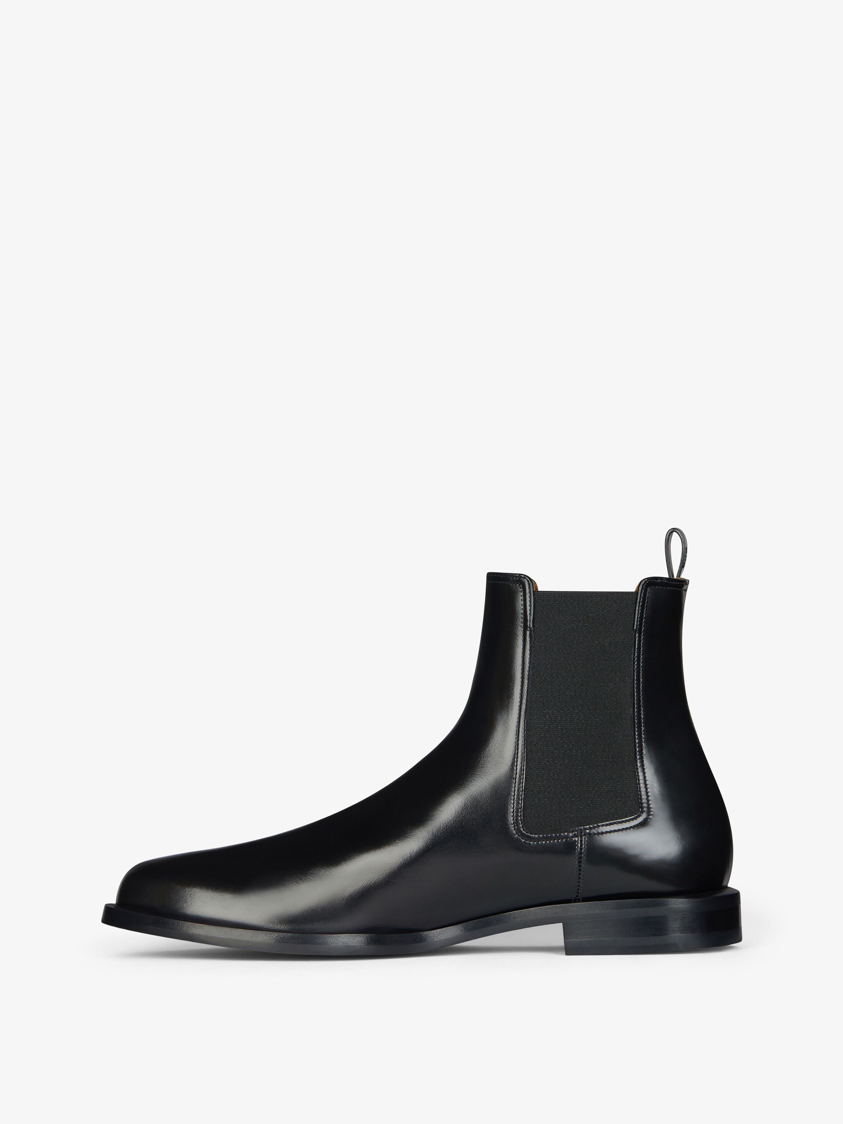 Givenchy o1lv12m1025 Classic Chilsea Ankle Boots in Black Size US 12 / EU 45 - 2 Thumbnail