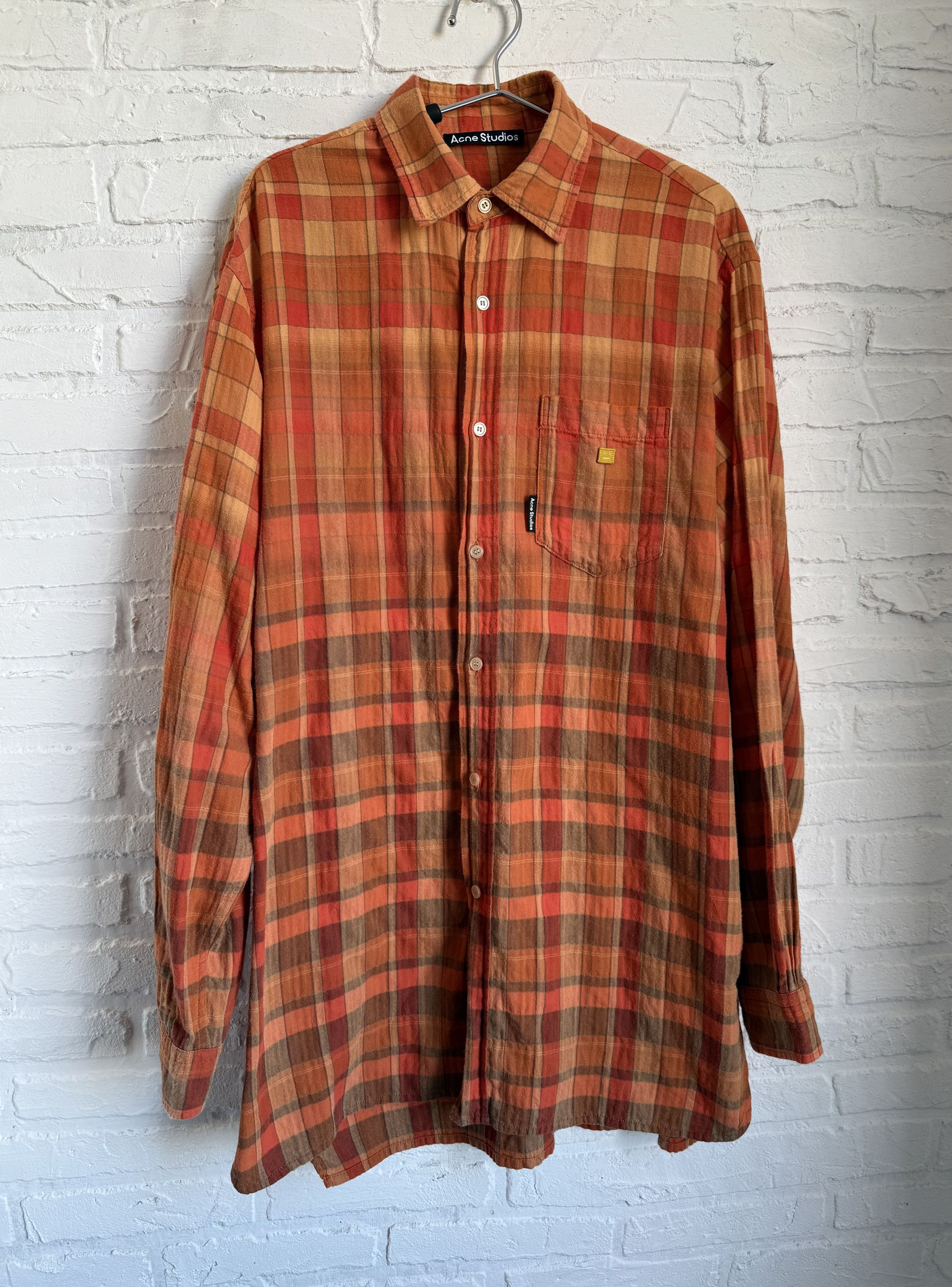 Acne Studios Acne Studios plaid flannel oversized shirt Size US M / EU 48-50 / 2 - 1 Thumbnail