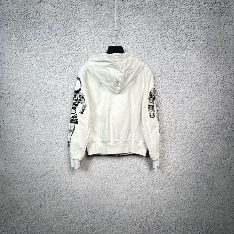 Chanel Chanel Astronaut white loose version zipper sweatshirt jac Size XS / US 0-2 / IT 36-38 - 2 Thumbnail