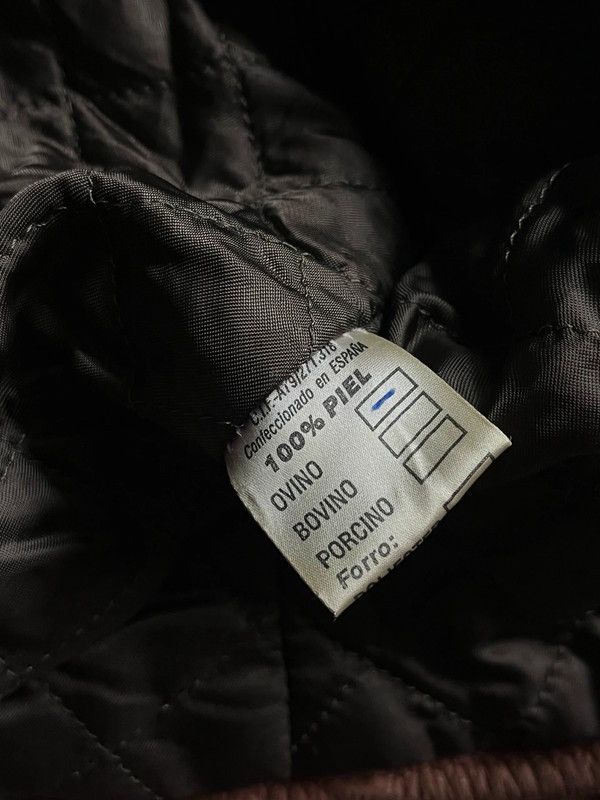 Other Carla El Cort Ingles Vintage 90s Leather Jacket Sz 44 Rare Size L / US 10 / IT 46 - 13 Thumbnail