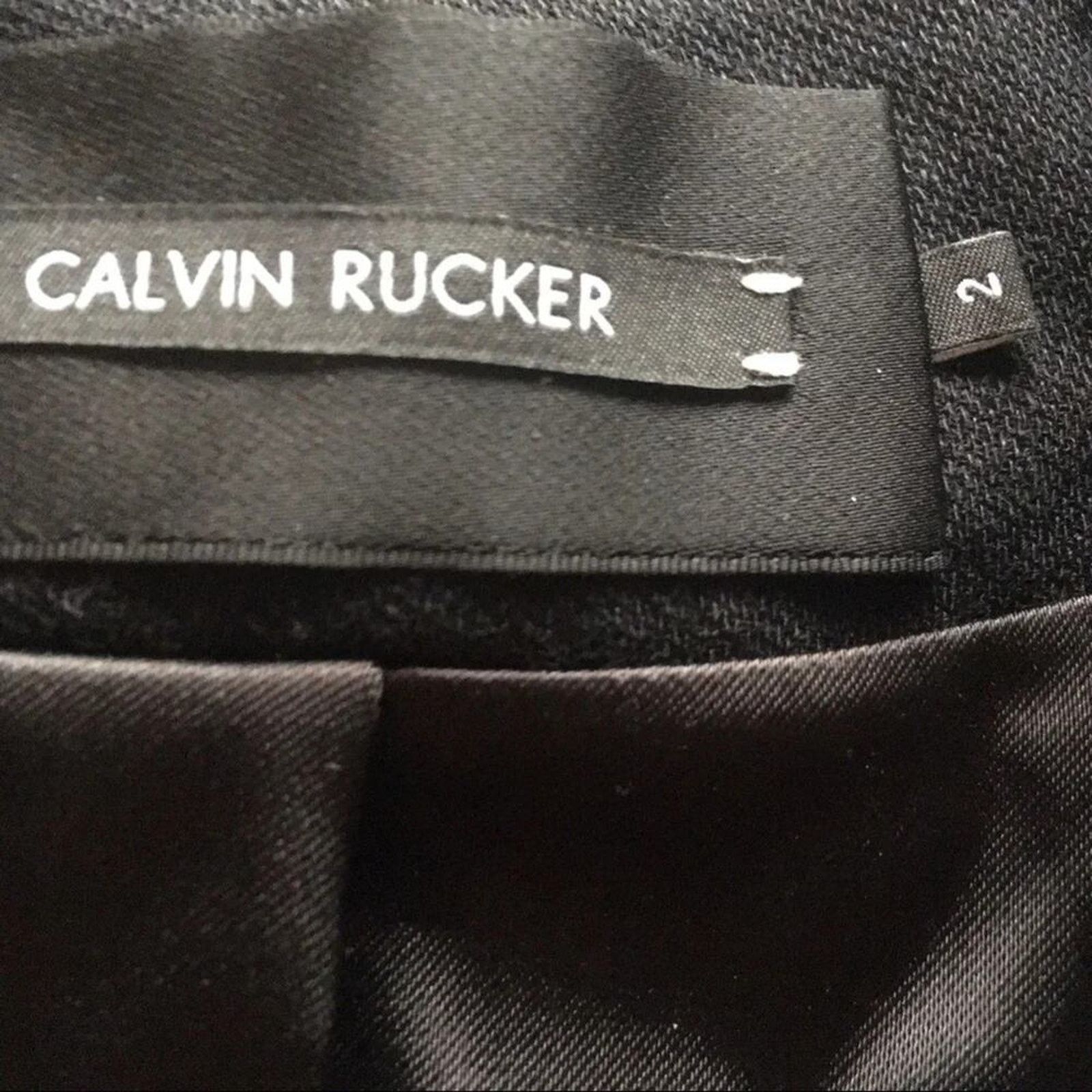 The Unbranded Brand Calvin Rucker single breasted black 100% silk blazer, size 2 Size XS / US 0-2 / IT 36-38 - 5 Thumbnail