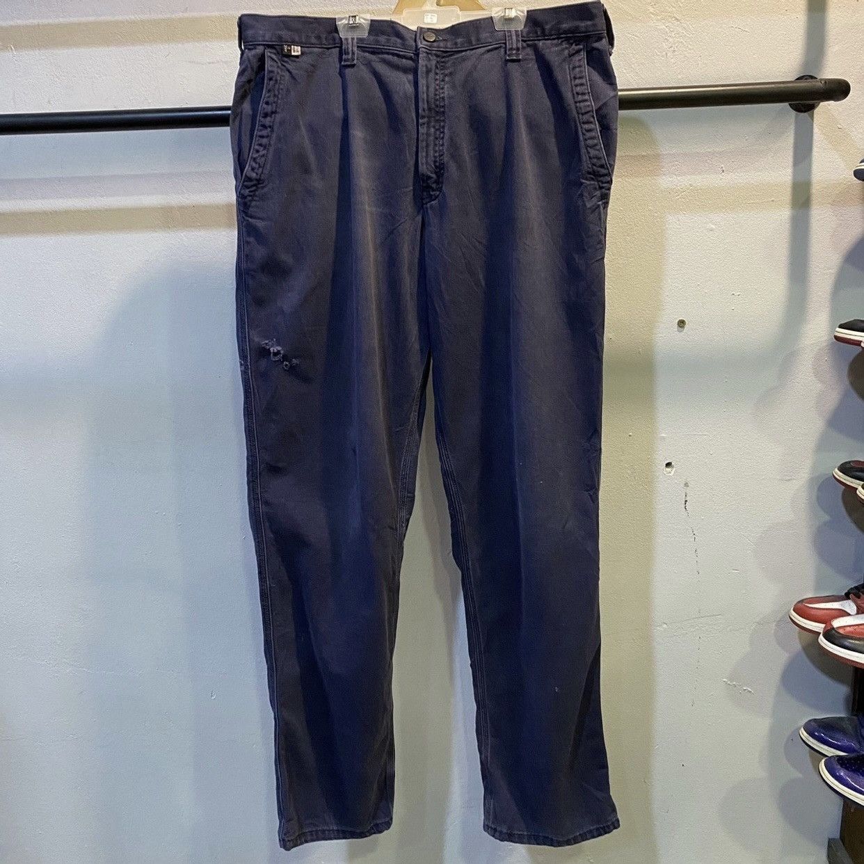 Carhartt Carhartt Flame Resistant Purple Casual Pants 36x36 Size US 36 / EU 52 - 2 Thumbnail