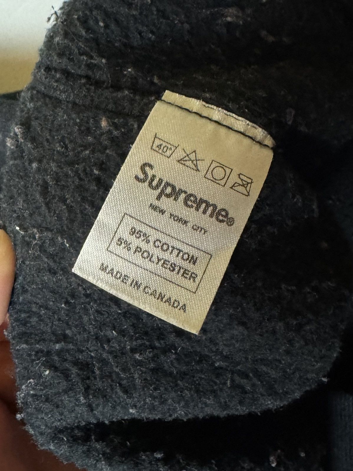 Supreme Supreme Purple on Black Box Logo Crewneck Size US XXL / EU 58 / 5 - 6 Thumbnail