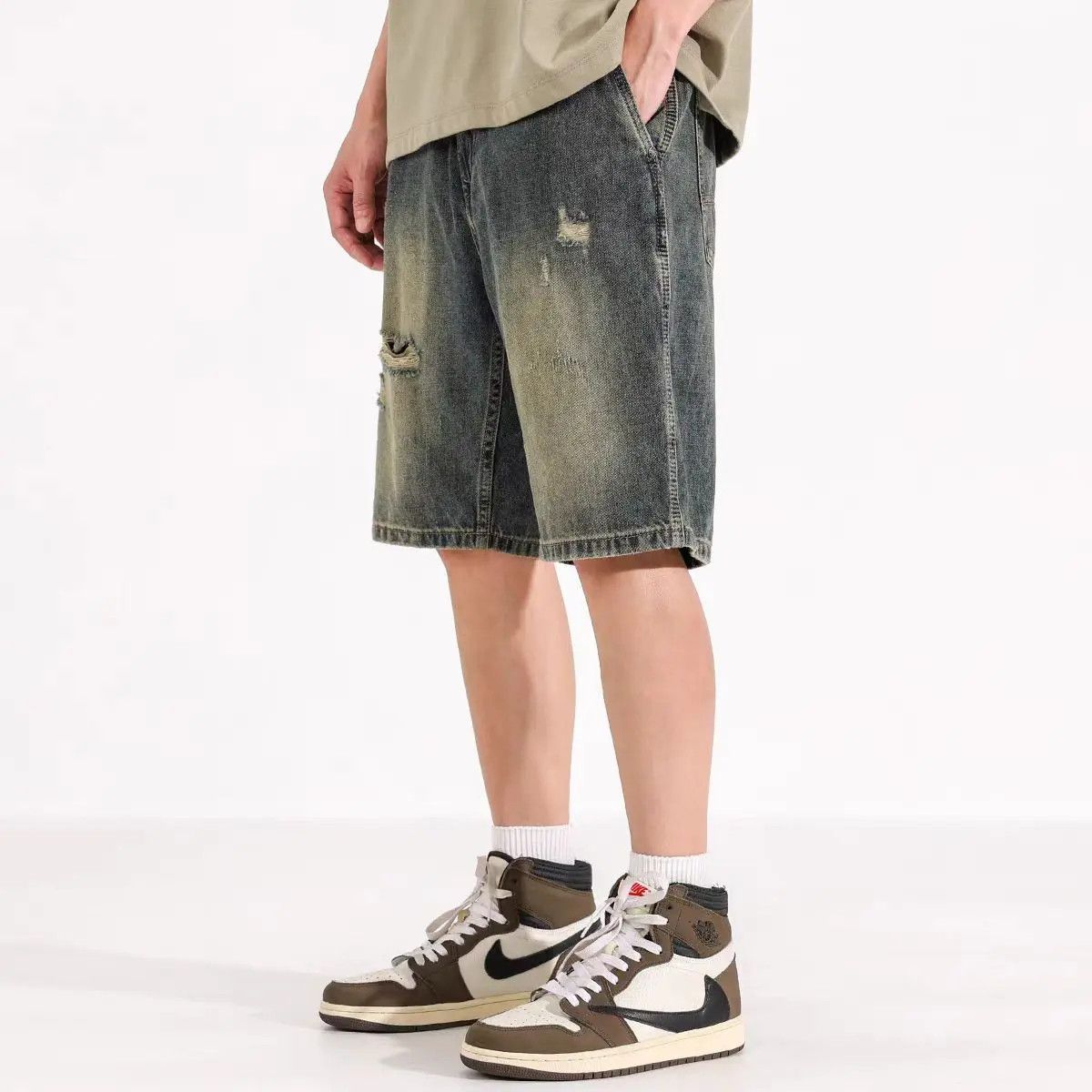 Designer × Japanese Brand Streetwear Hip Hop Vintage Loose Casual Jeans Size US 33 - 4 Thumbnail