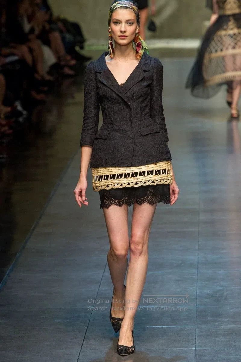Dolce & Gabbana Dolce Gabbana Runway Lace Suit Jacket. Size M / US 6-8 / IT 42-44 - 9 Thumbnail