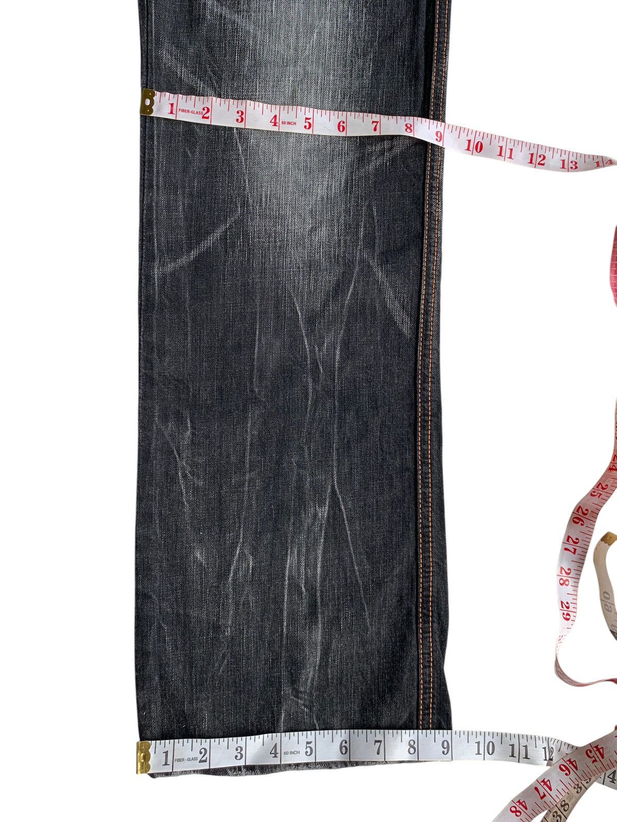 Edwin × If Six Was Nine × Kapital EDWIN 503 NAVAJO STYLE FADED & RUSTY MUDMAX DISTRESSED DENIM Size US 31 - 19 Thumbnail