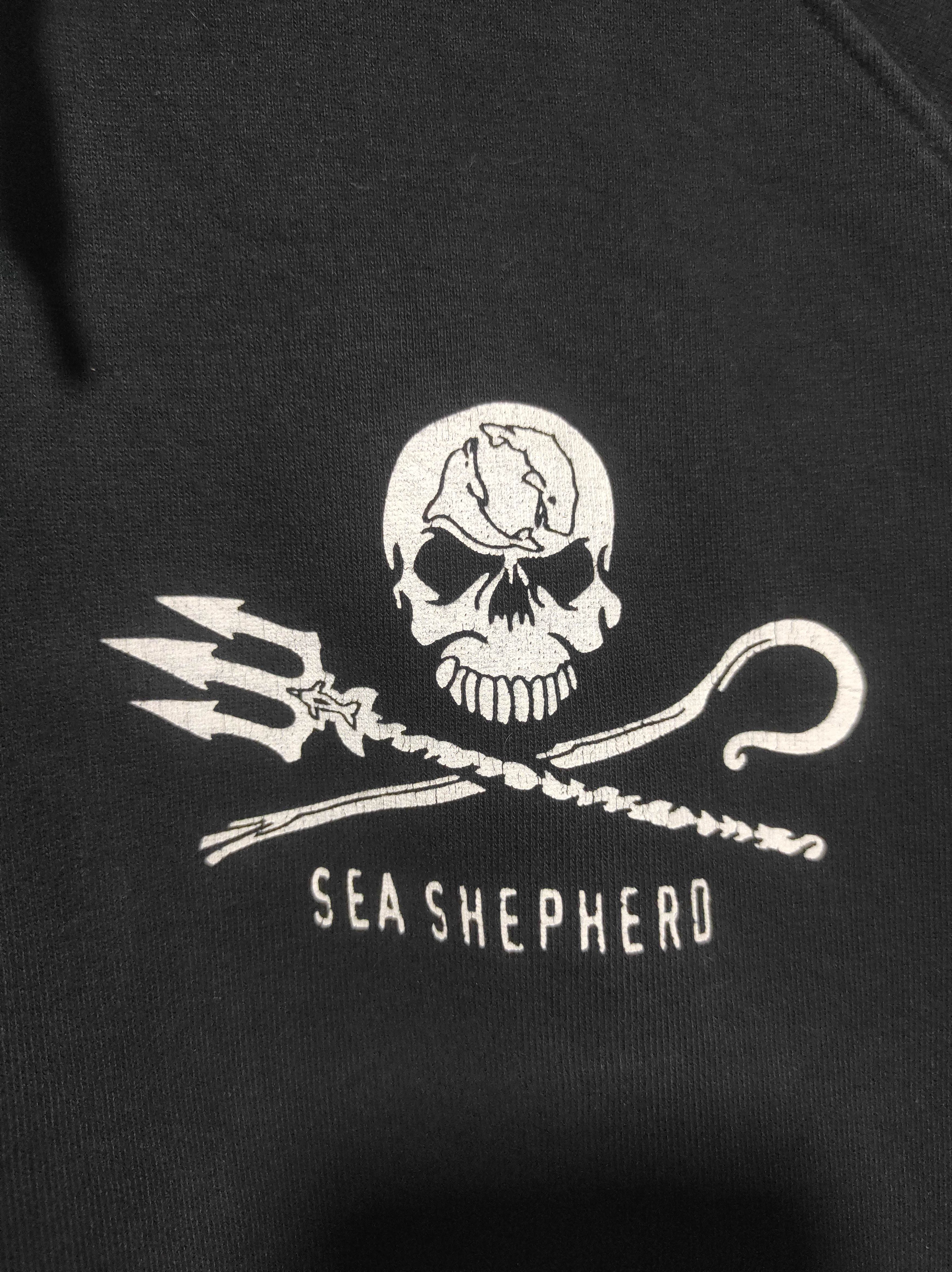 If Six Was Nine Sea Shepherd Skull Fur Hoodie ifsixwasnine lgb style Size US S / EU 44-46 / 1 - 4 Thumbnail