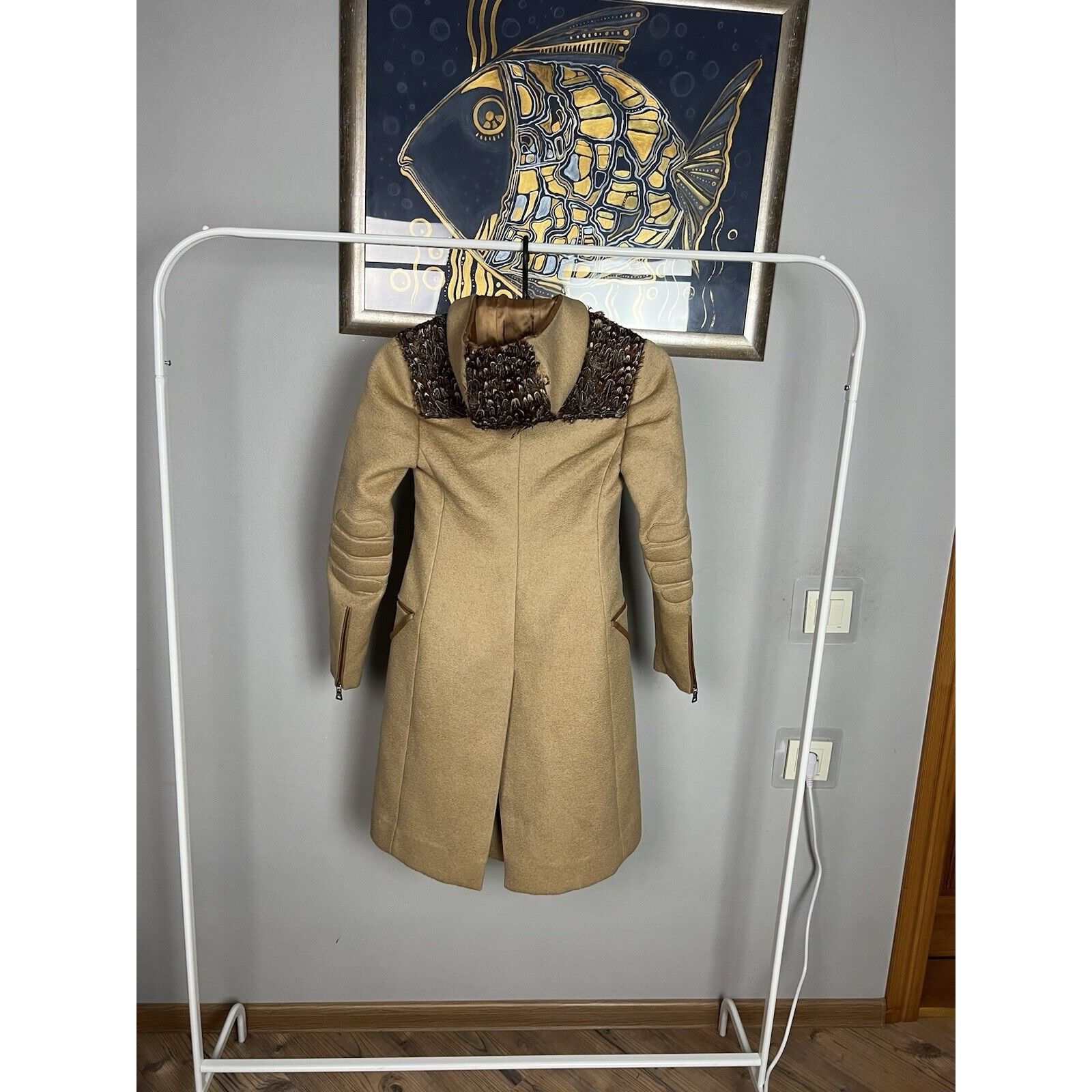 Prada RARE! Prada Beige Camelwool Hooded Coat Size 38 Size XS / US 0-2 / IT 36-38 - 10 Thumbnail