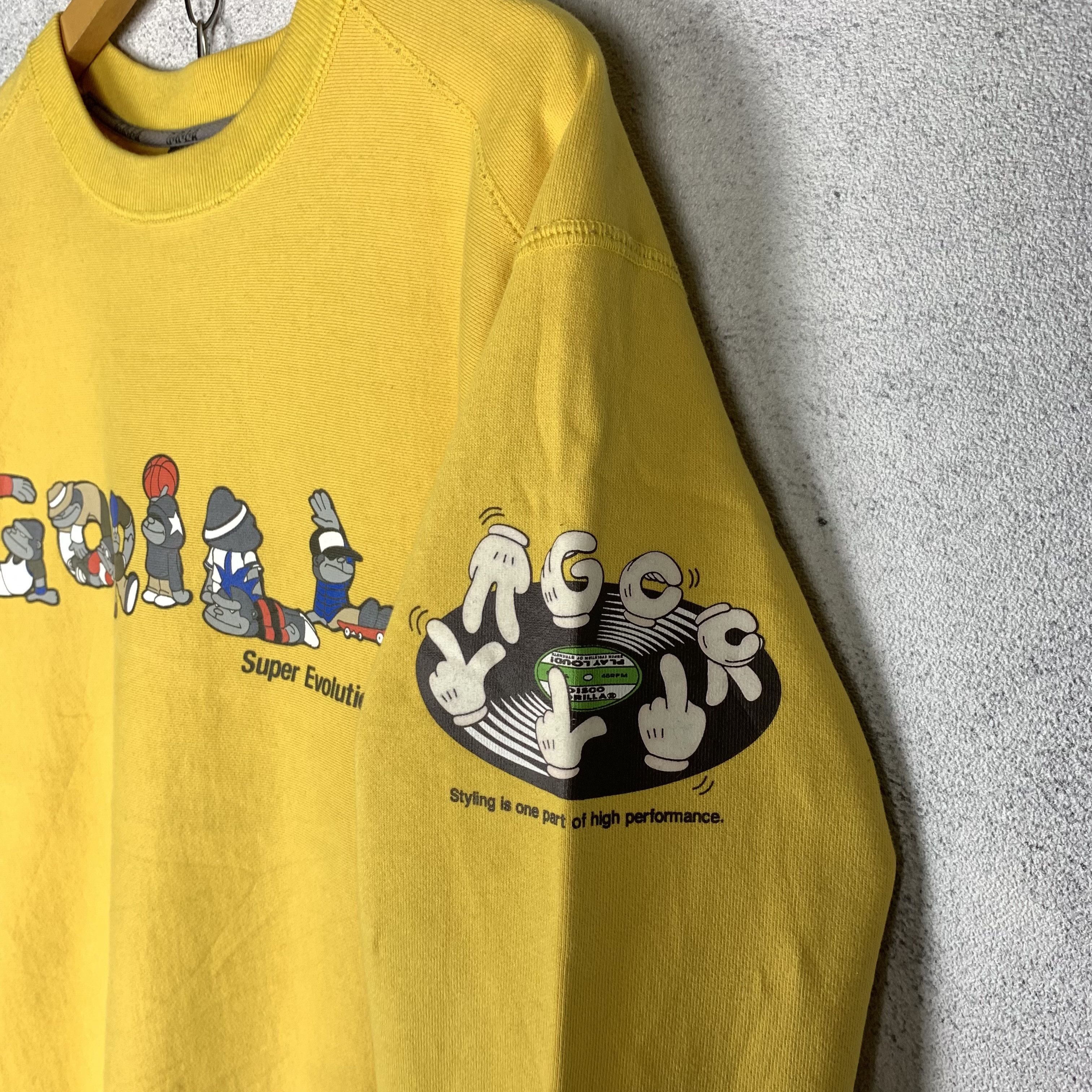 Vintage Gorilla by Henry H Brown Sweatshirt Crewneck Y2K Size US M / EU 48-50 / 2 - 5 Thumbnail