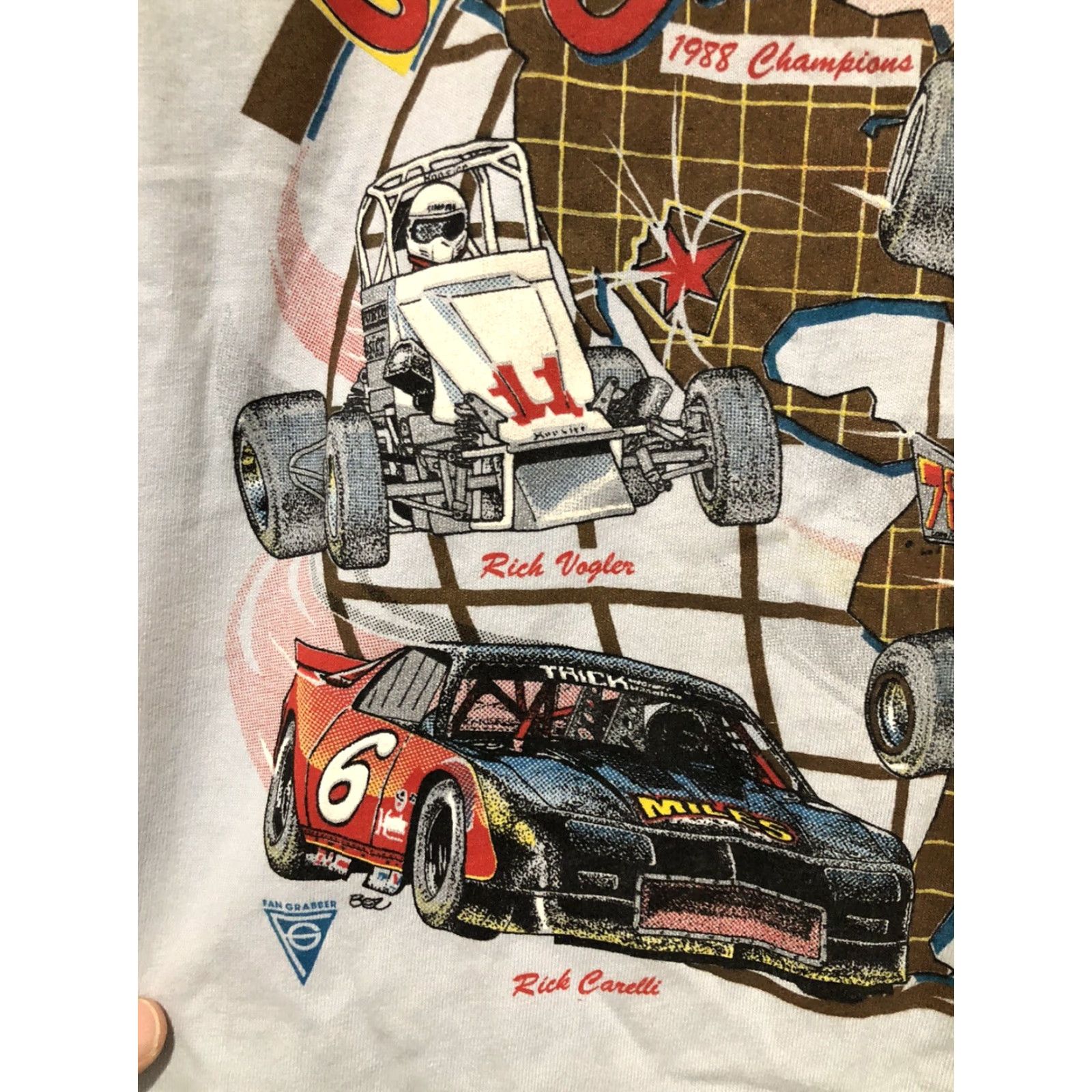 Vintage VINTAGE 1989 12th Copper World Classic PIR Skoal Bandit T Shirt M Racing Cars Shirts Cars Mens Grau? Size US M / EU 48-50 / 2 - 4 Thumbnail