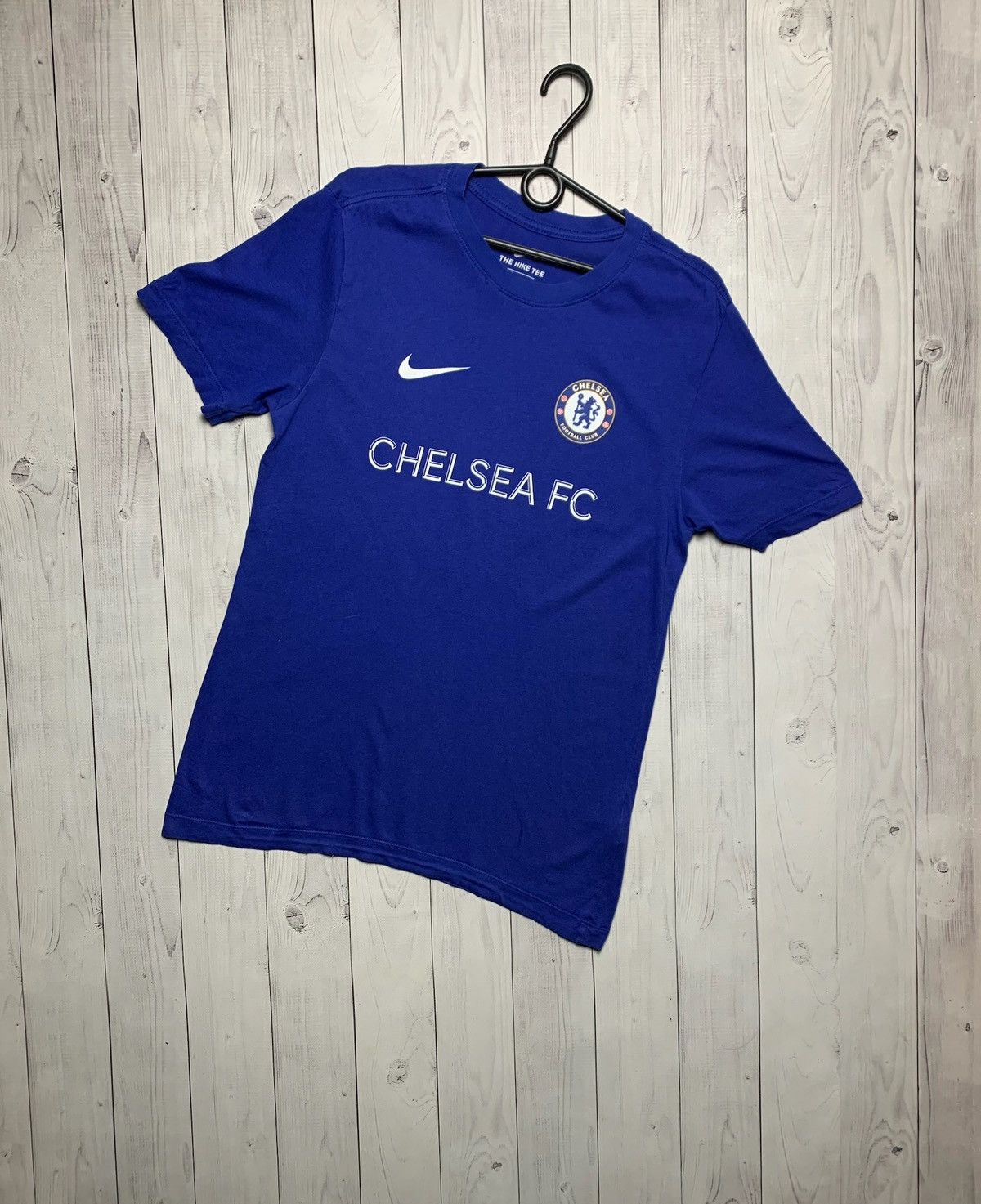 Chelsea Soccer × Nike × Vintage Chelsea Nike size S tee logo blue Size US S / EU 44-46 / 1 - 1 Thumbnail