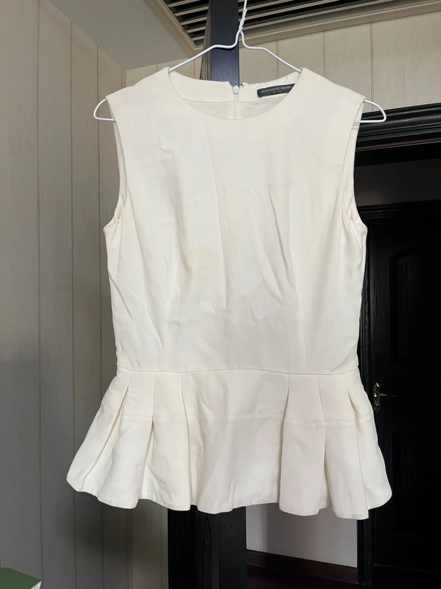 Alexander McQueen AMQ Silk & Acetate Classic Tank 40 (New, tags off) Size S / US 4 / IT 40 - 1 Thumbnail
