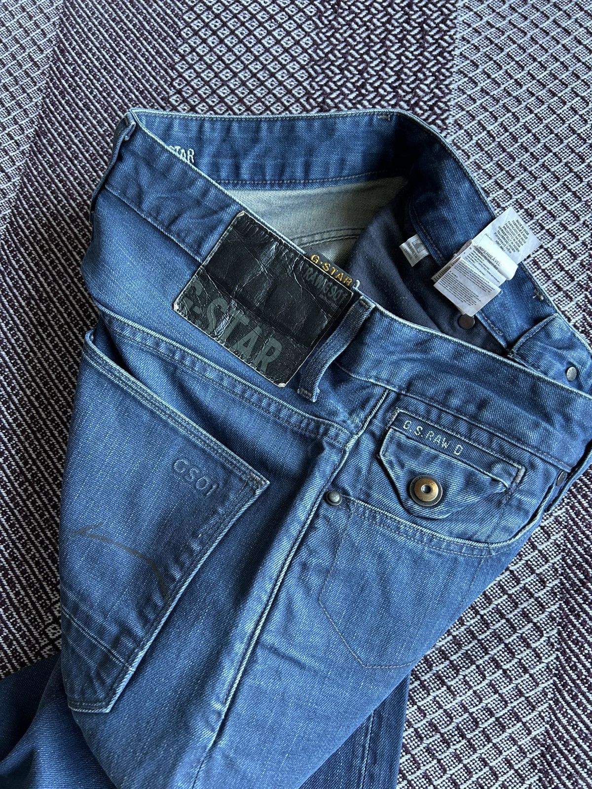 G-Star × Jean G-star Raw Denim Jeans Washed Mens Size 30x30 Size US 30 / EU 46 - 12 Thumbnail