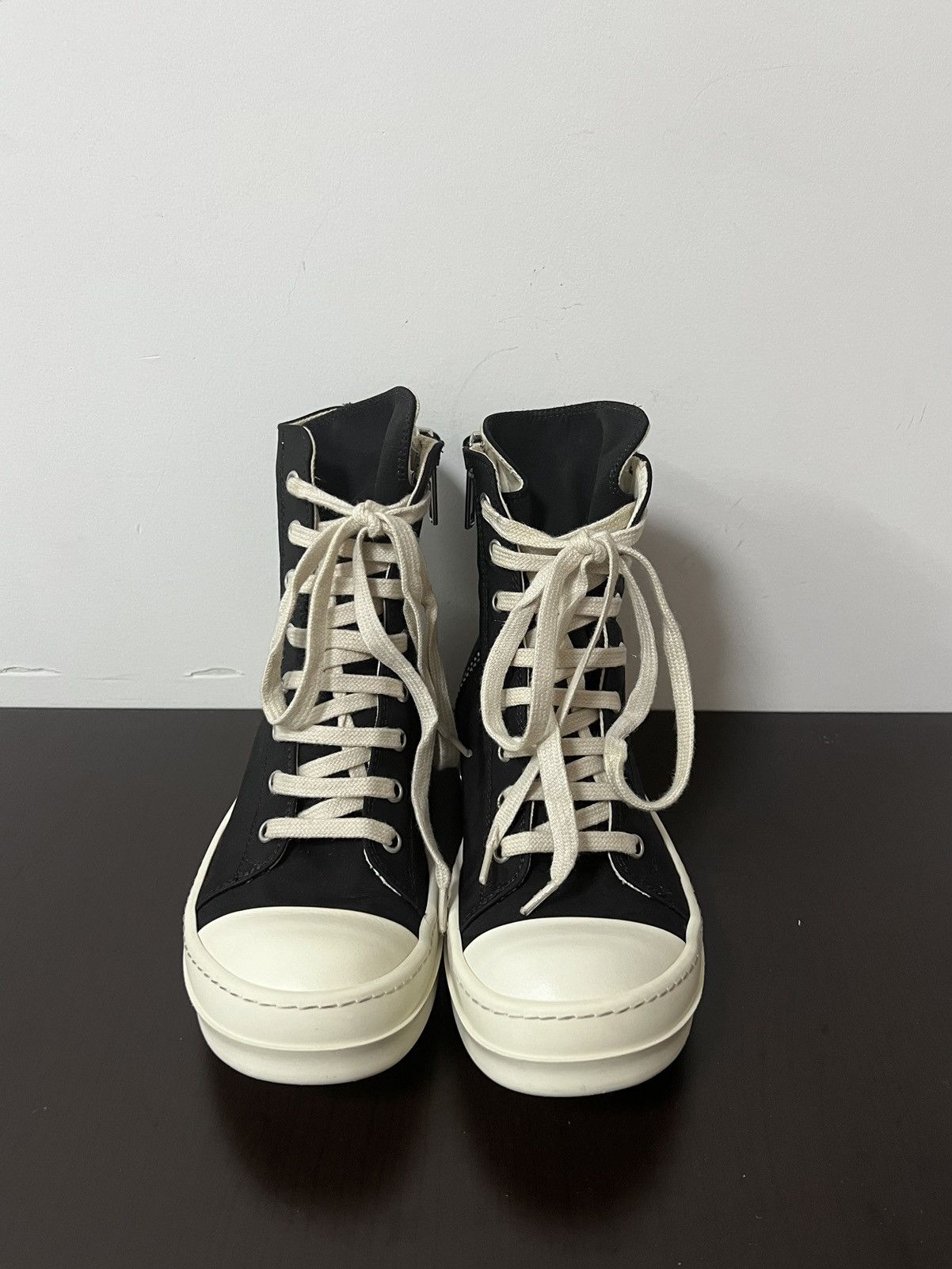 Rick Owens Drkshdw Rick owens ramones high top sneakers sz35 Size US 5 / IT 35 - 3 Thumbnail