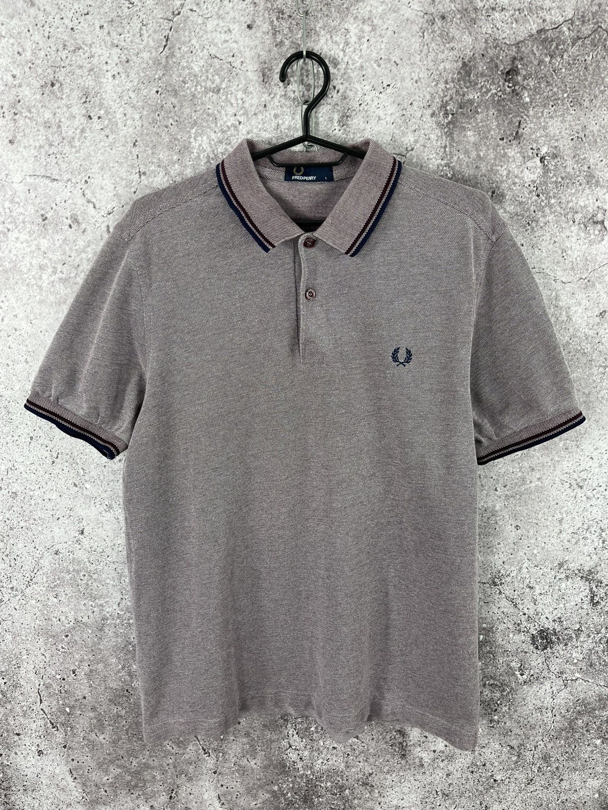 Fred Perry Fred Perry Polo T-Shirt Collared Embroidery Logo Size L Size US L / EU 52-54 / 3 - 1 Thumbnail