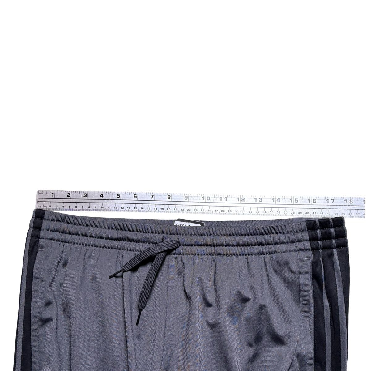 Adidas Adidas Baggy Track Pants Sweat Drawstring Grey Black Trefoil Size US 38 / EU 54 - 4 Thumbnail