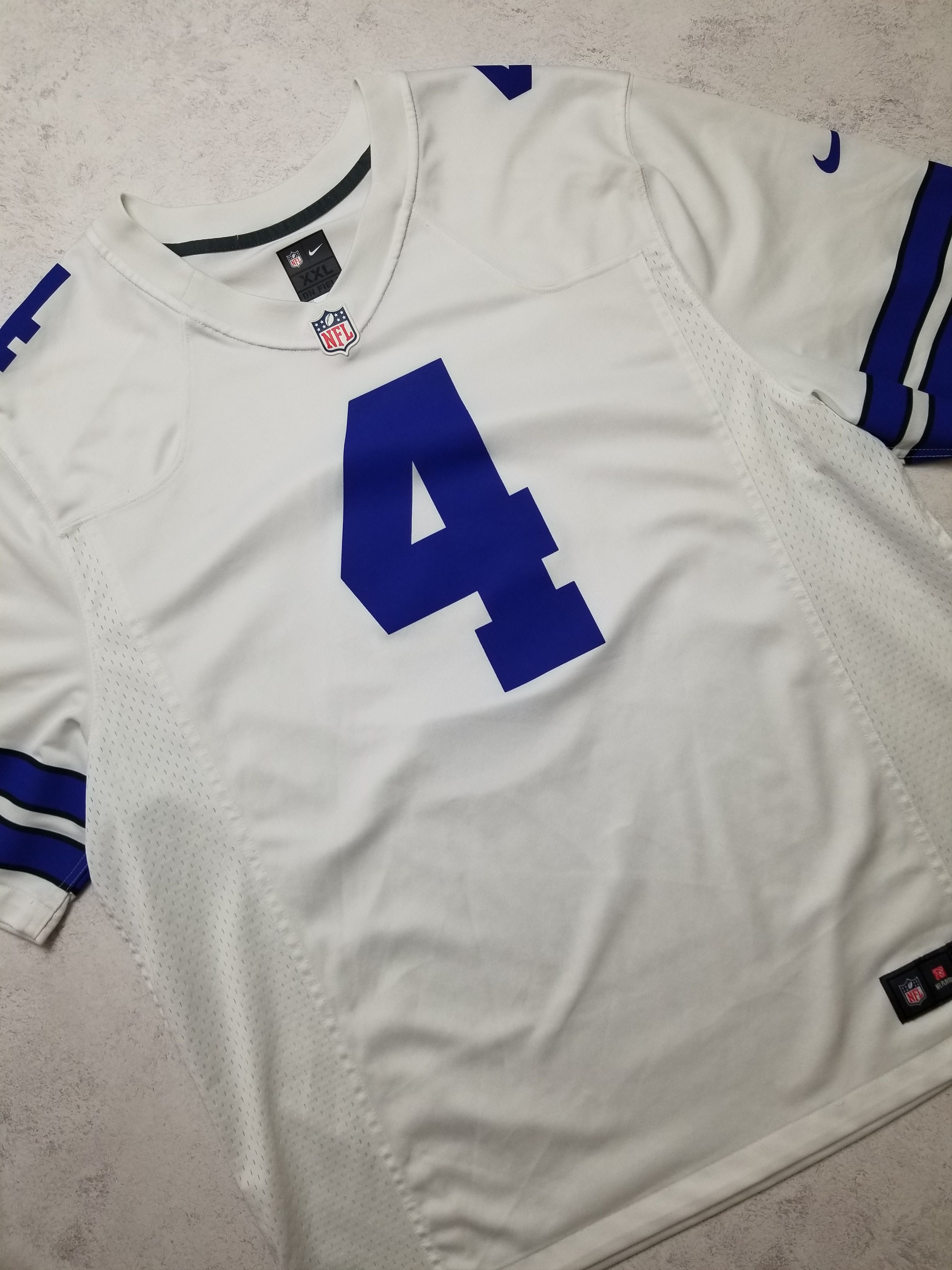 Nike Nike On Field Dallas Cowboys Dak Prescott #4 NFL Jersey Size US XXL / EU 58 / 5 - 16 Thumbnail