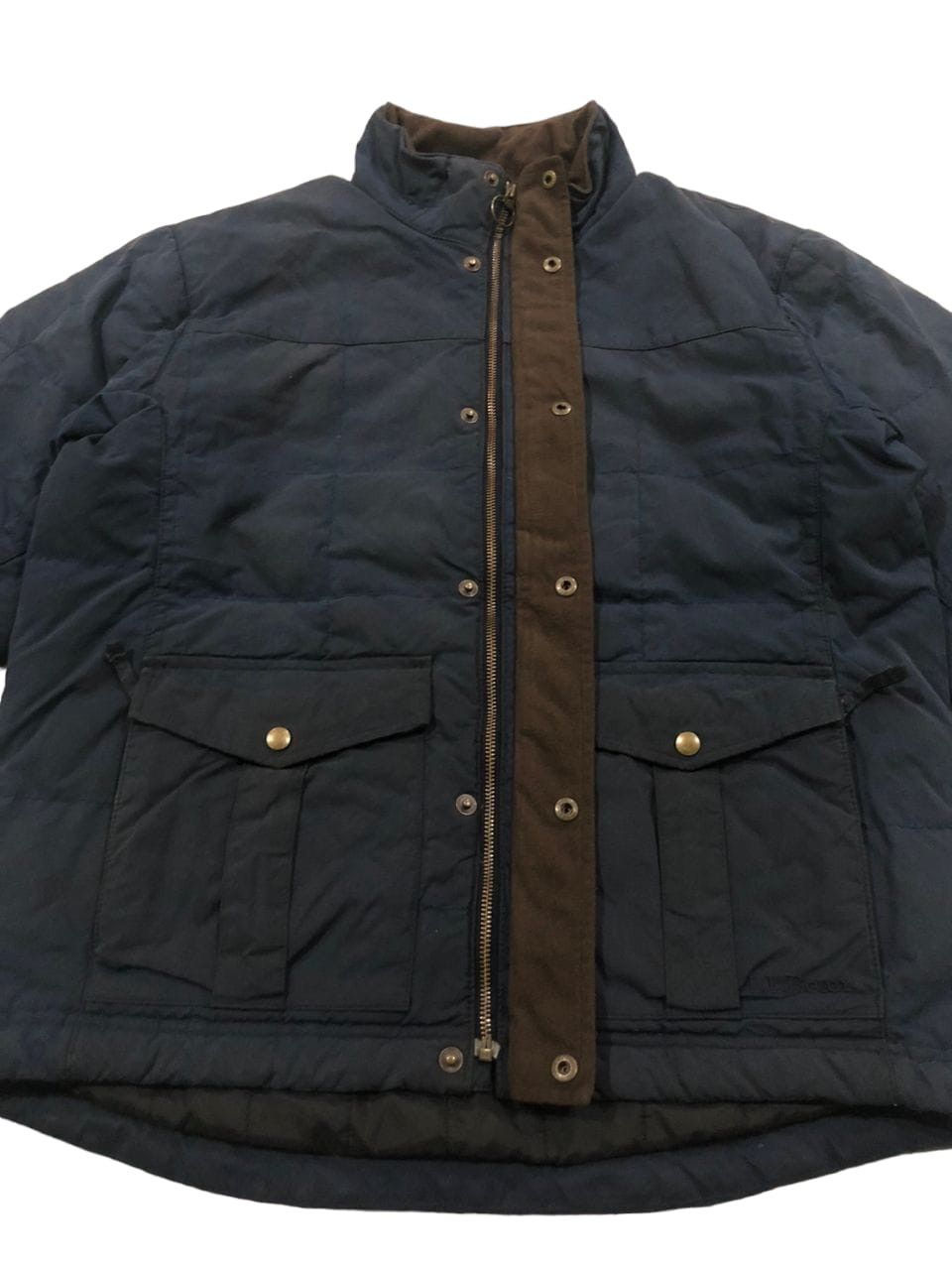 L.L. Bean LLBEAN Goose Down Quilted Waxed Zipper Jacket Size US S / EU 44-46 / 1 - 4 Thumbnail