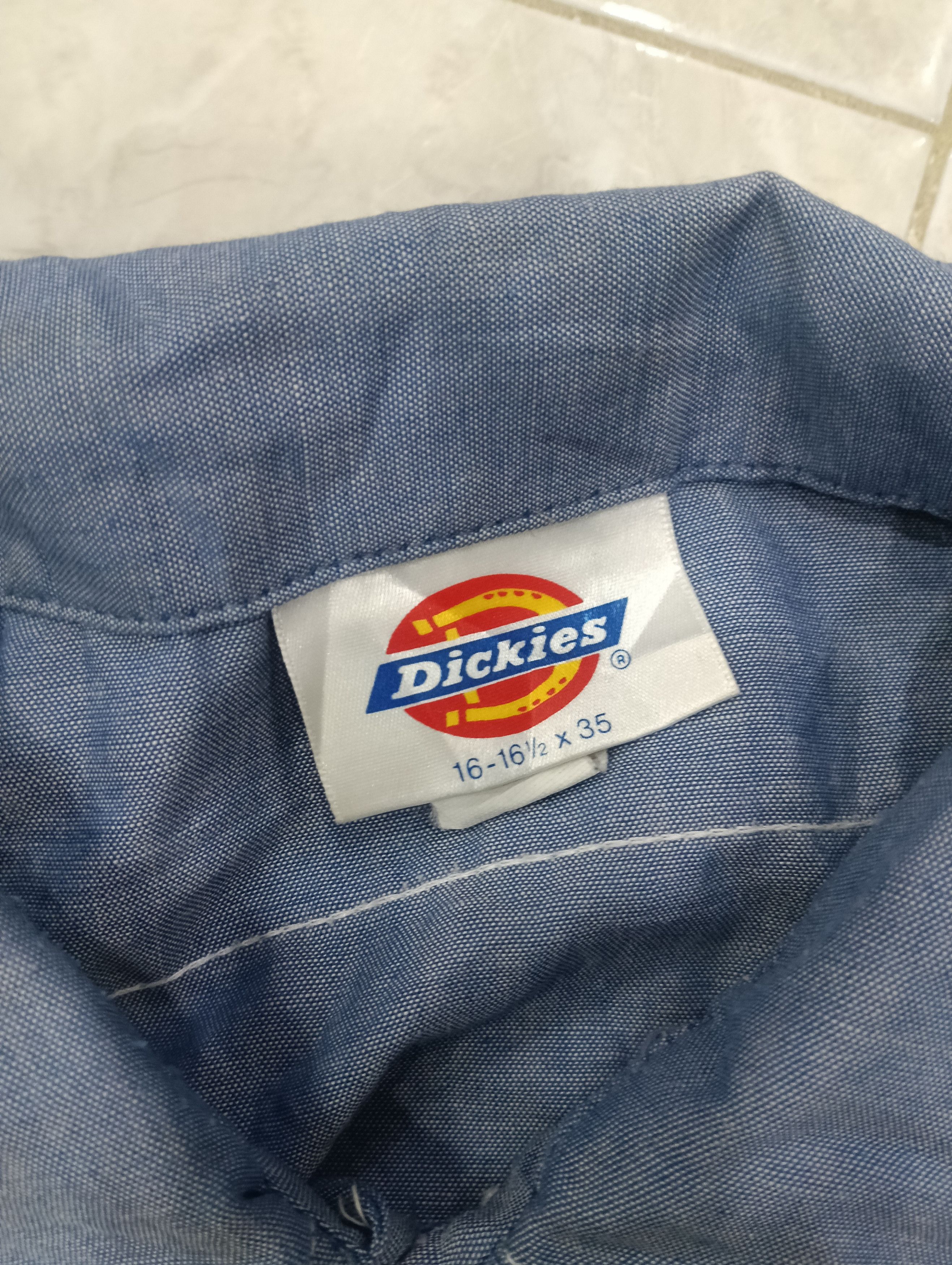 Dickies Vintage Rare Dickies Chambray Size US XL / EU 56 / 4 - 4 Thumbnail