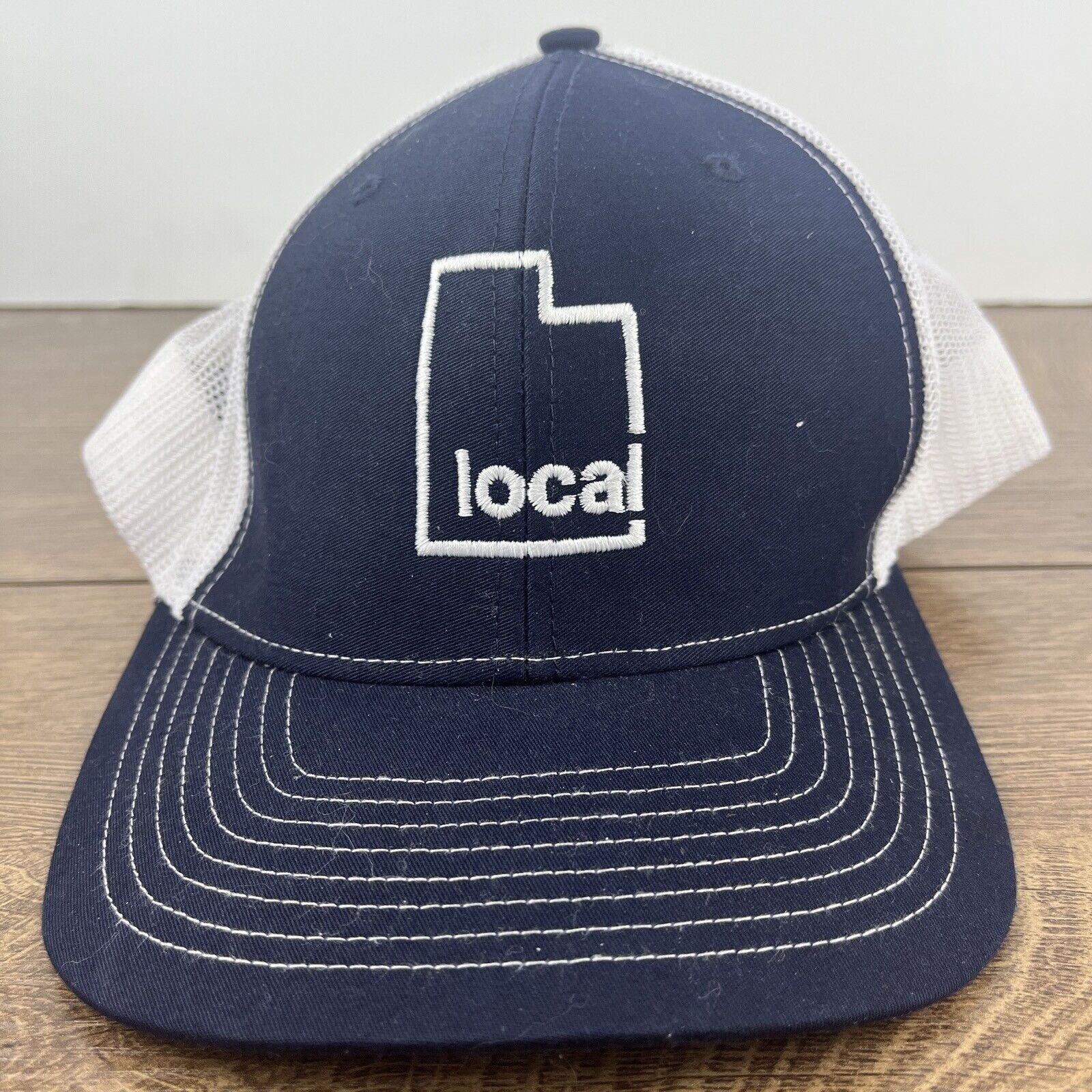 Other Local Snapback Hat Blue Hat Adjustable Adult Size Blue Hat C Size ONE SIZE - 4 Thumbnail