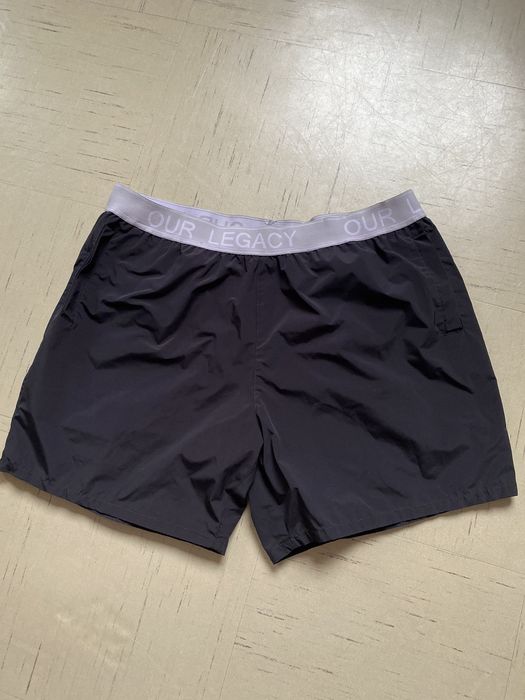 Our Legacy Our Legacy Nylon Deep Blue Rich Polly SS15 shorts | Grailed