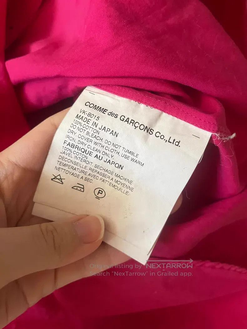 Comme des Garcons Comme des Garcons Dragon fruit color shirt Size S / US 4 / IT 40 - 2 Thumbnail