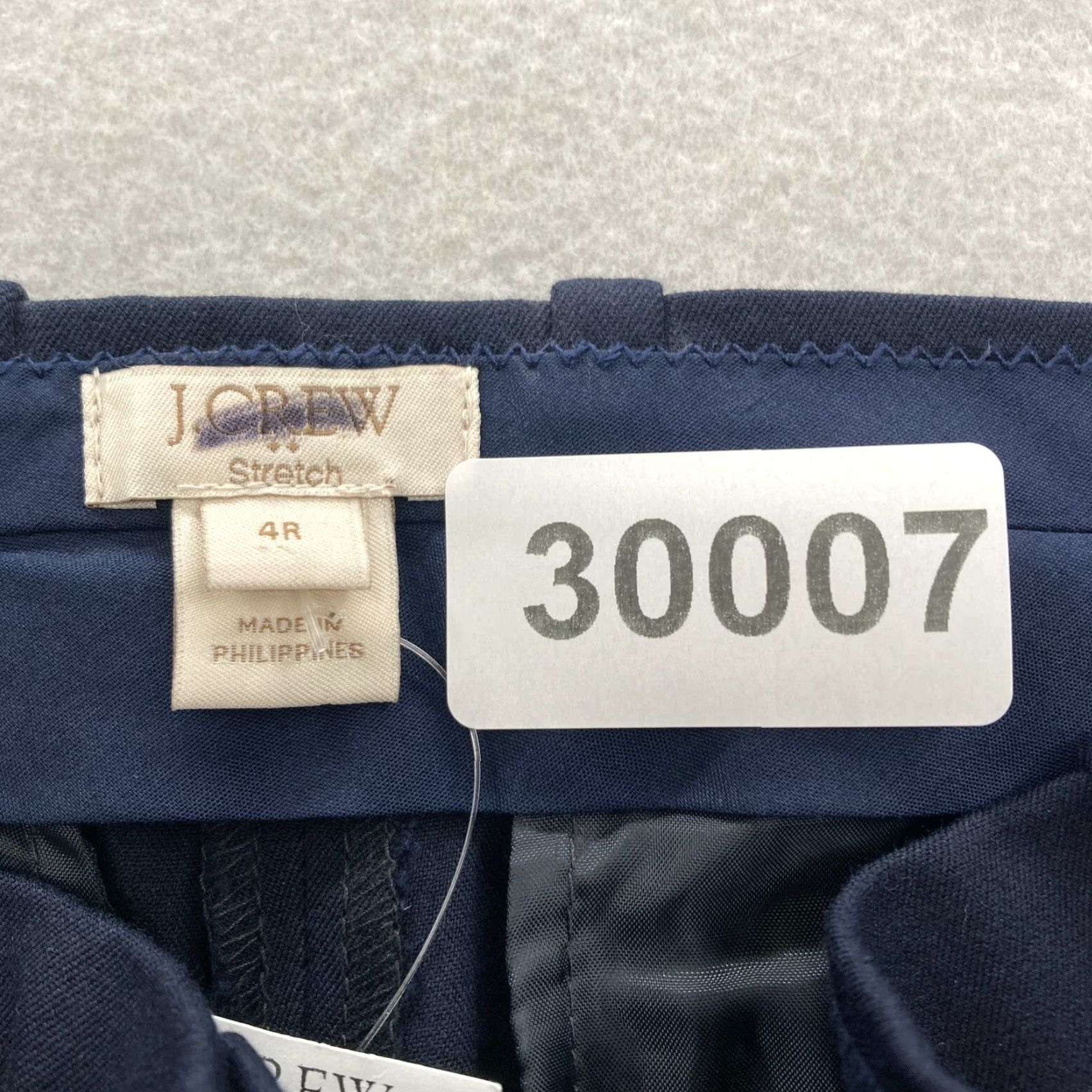 J.Crew J.CREW Lexie Pants Women's 4 Navy Blue Stretch Skinny Office Career Chino Pants Size 28" / US 6 / IT 42 - 4 Thumbnail