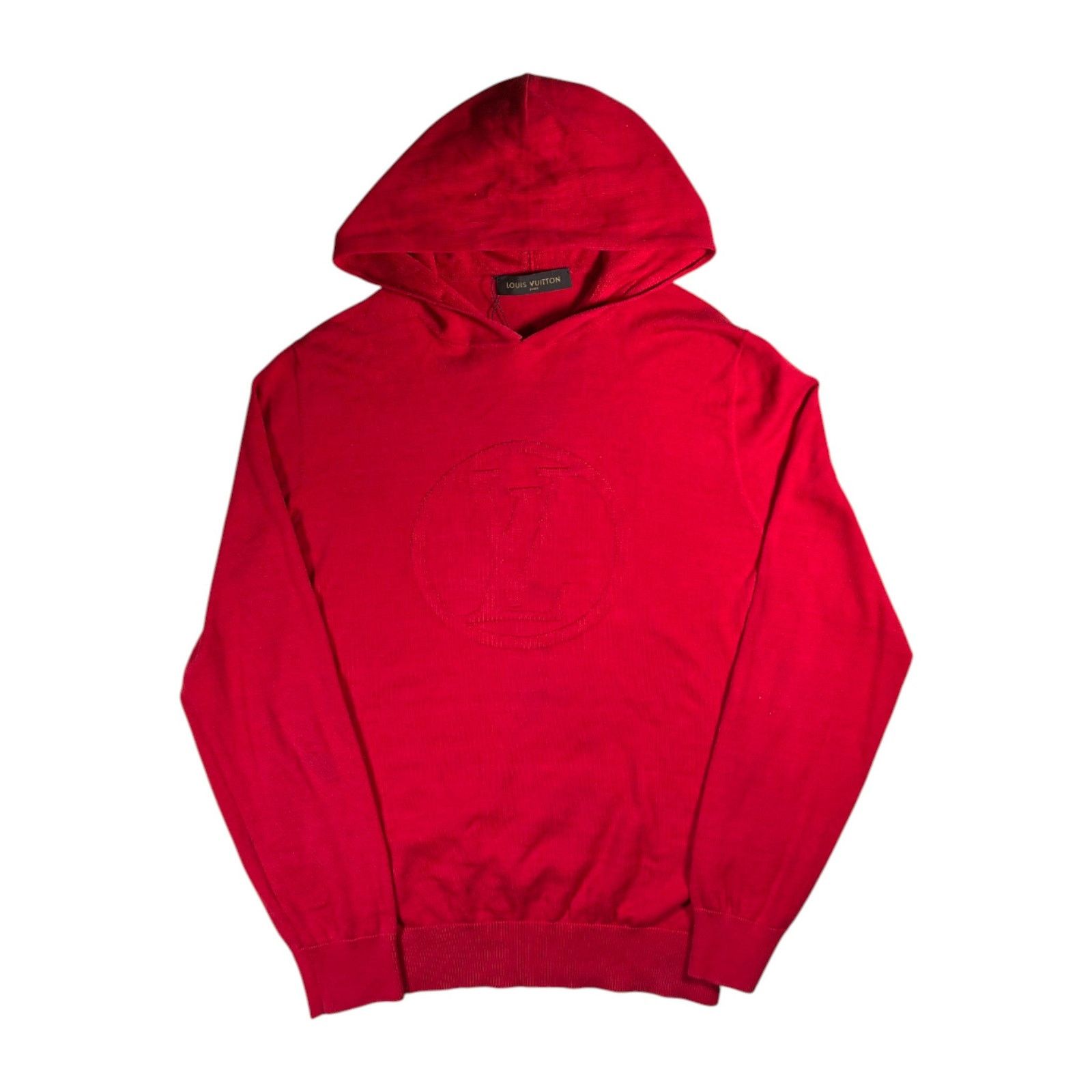 Louis Vuitton LV Knit Red Hoodie Size US M / EU 48-50 / 2 - 1 Thumbnail