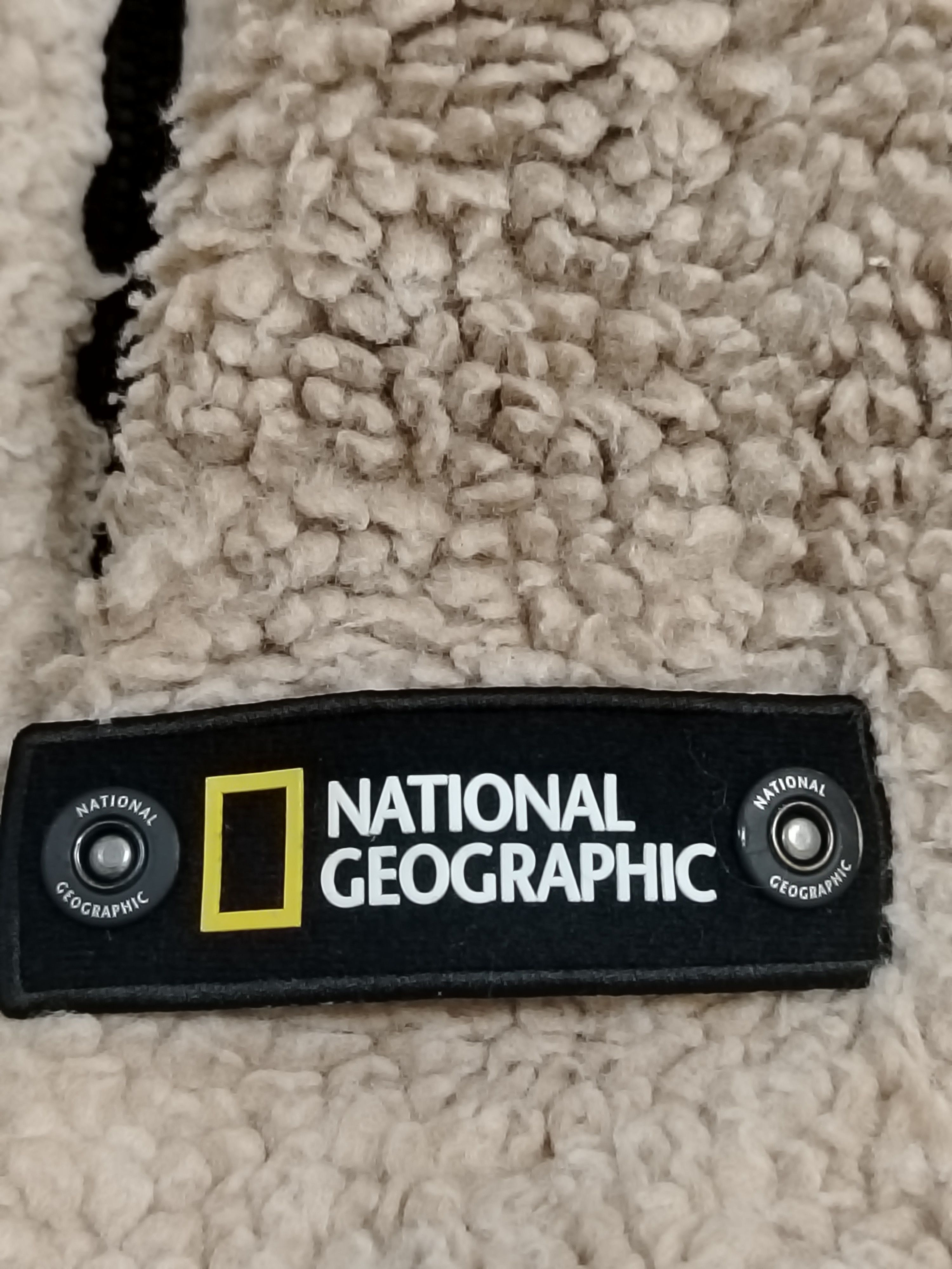 Grailed National Geographic sherpa fleece jacket Size US S / EU 44-46 / 1 - 6 Thumbnail