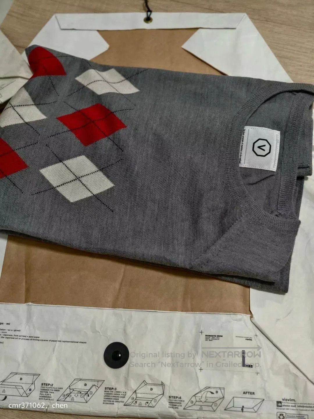 Visvim visvim diamante crew neck knit. Size US L / EU 52-54 / 3 - 9 Thumbnail