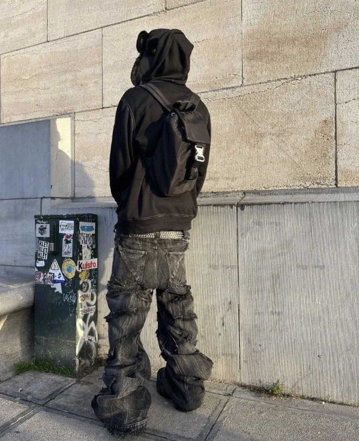 Other Raw Edge Baggy Distressed Denim Size US 30 / EU 46 - 6 Thumbnail