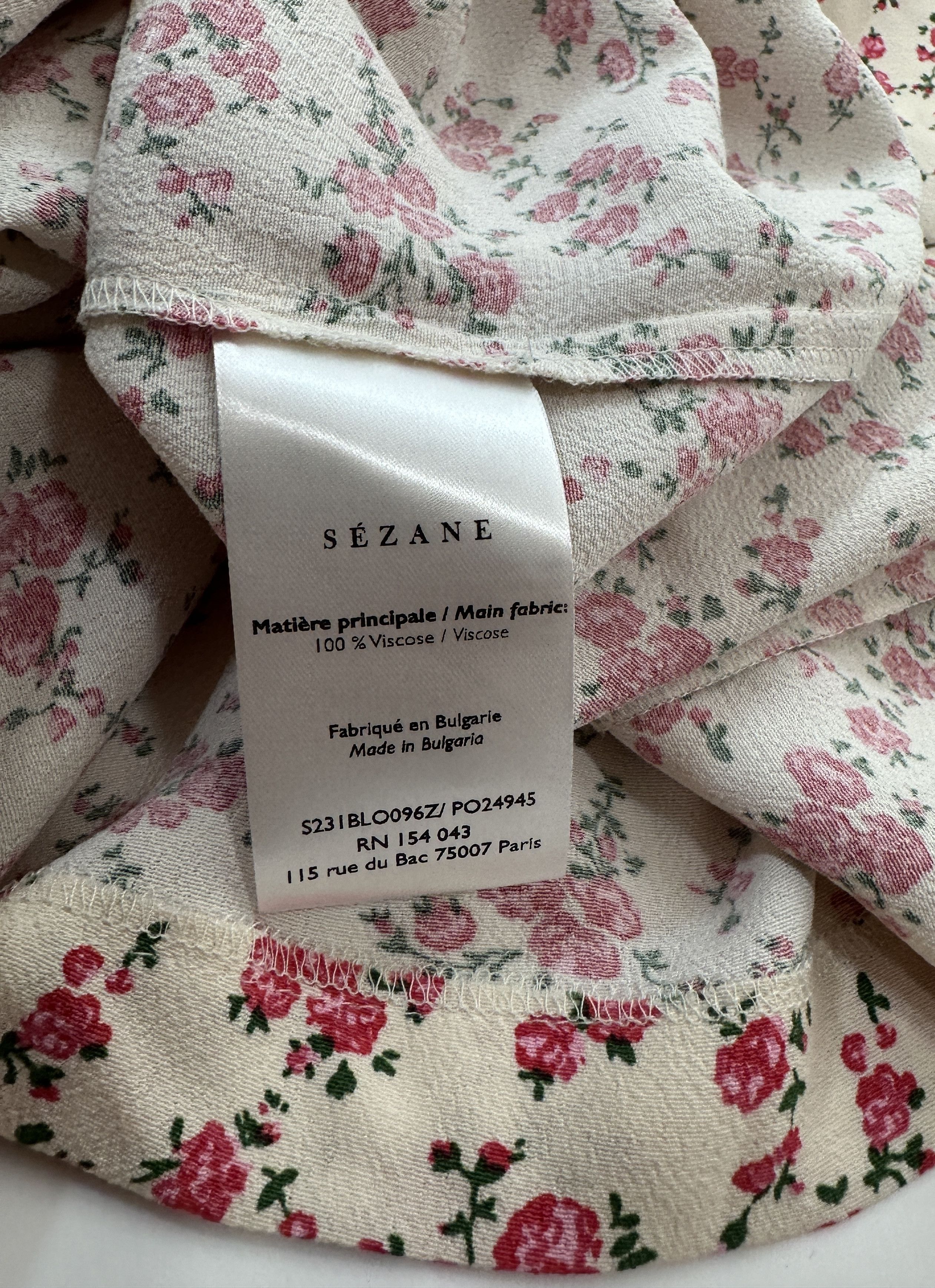 Sezane Tabata Skirt, Rosa print Size 25" / US 0 / IT 36 - 4 Thumbnail