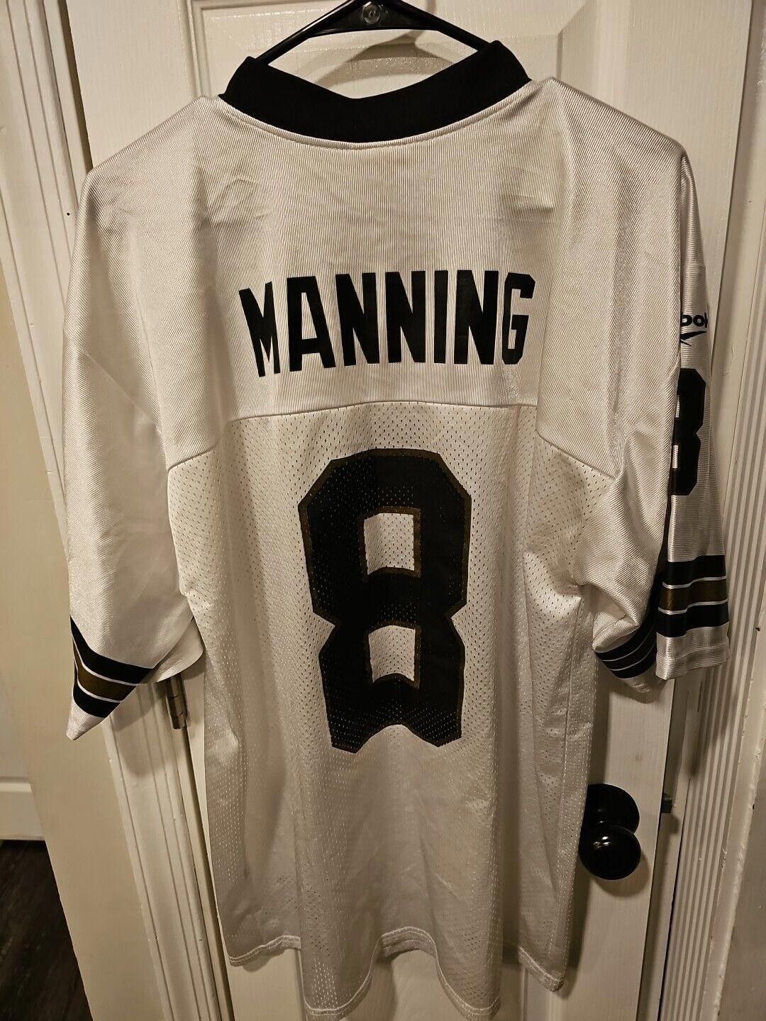 Reebok Vintage Rare Archie Manning Saints Jersey Size M Size ONE SIZE - 4 Thumbnail