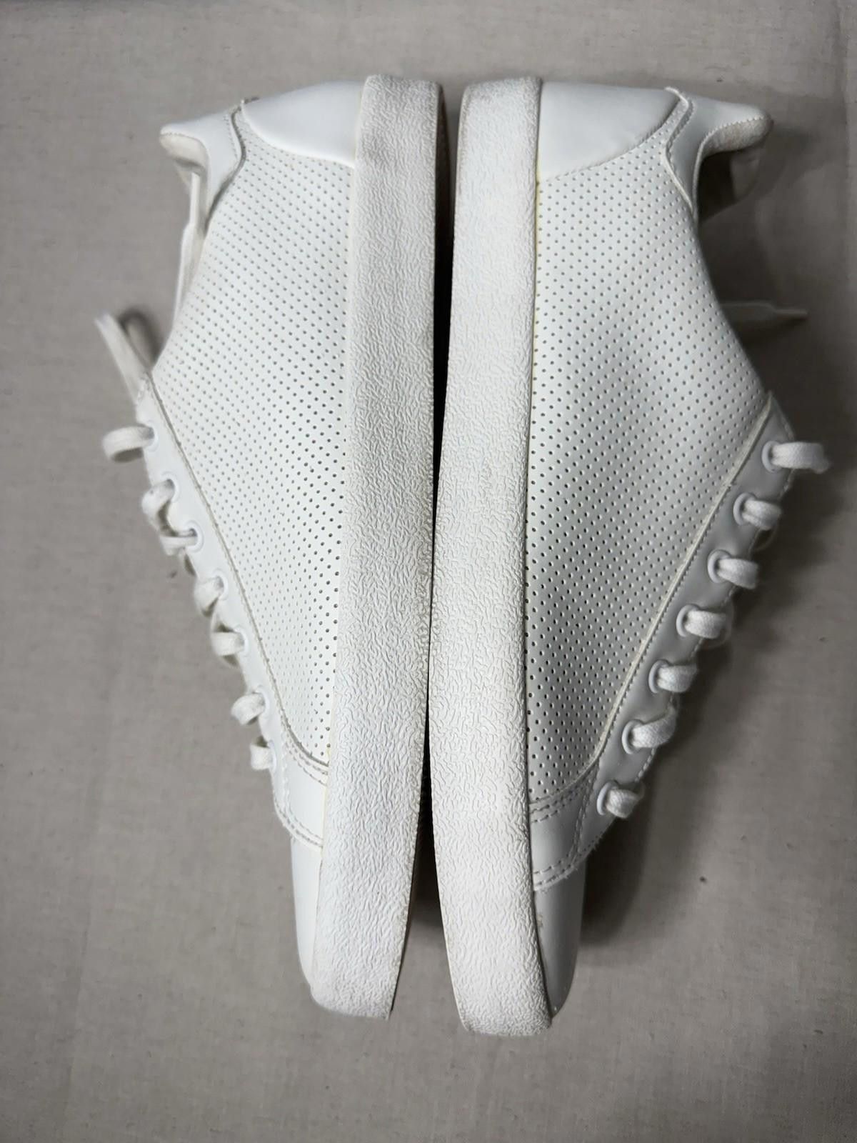 Designer Mens ZARA MAN White Leather Sneakers Shoes Sz 7.5 EU41 Size US 7.5 / EU 40-41 - 7 Thumbnail