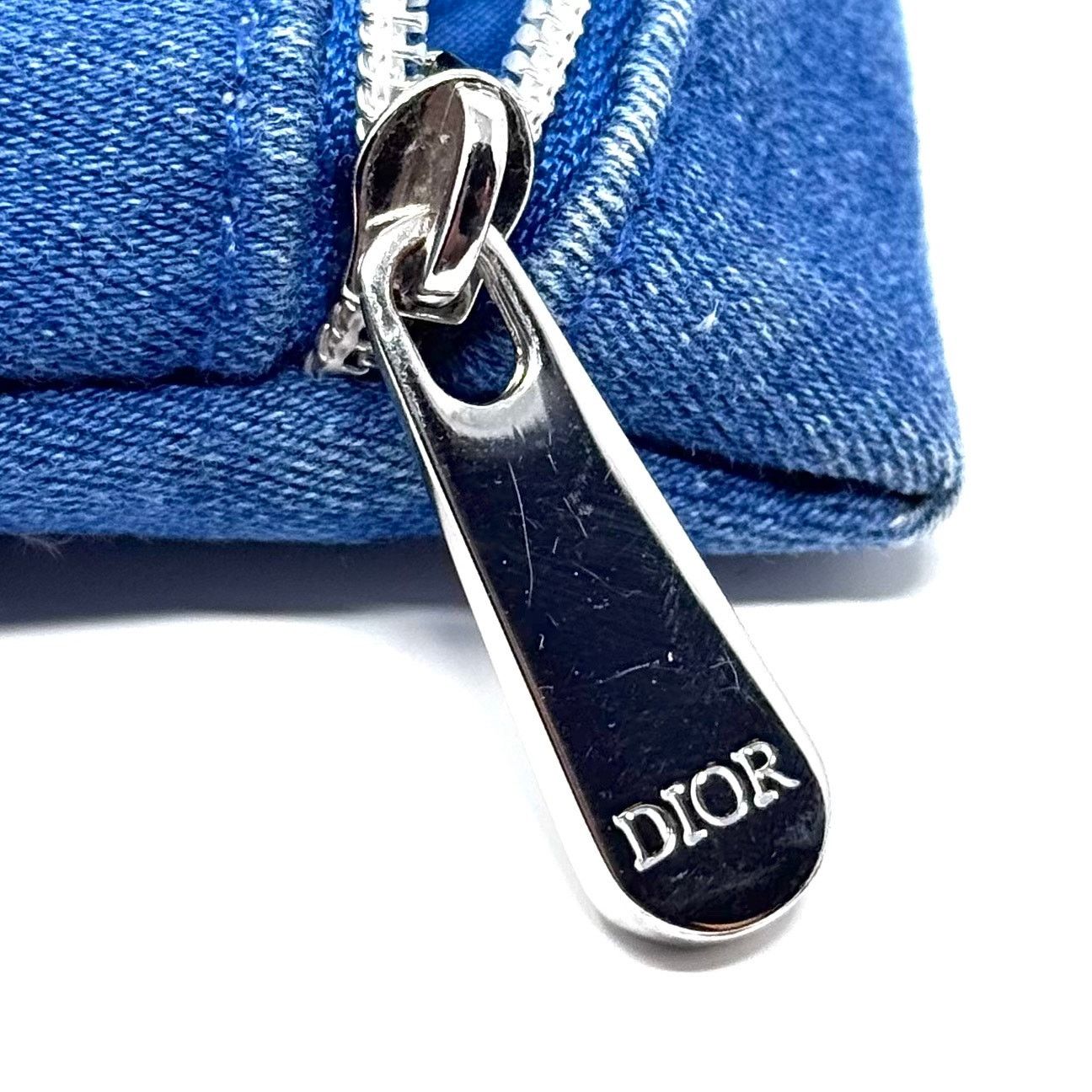 Dior Dior Denim Zipper Pouch Size ONE SIZE - 11 Thumbnail