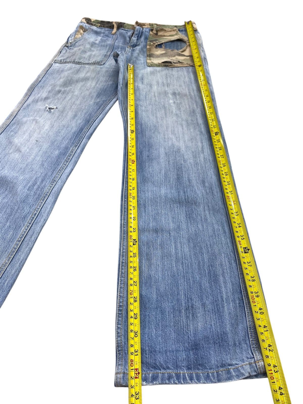 Japanese Brand Japanese Brand Faded Wash Ripped Style Distressed Jeans Size US 30 / EU 46 - 12 Thumbnail