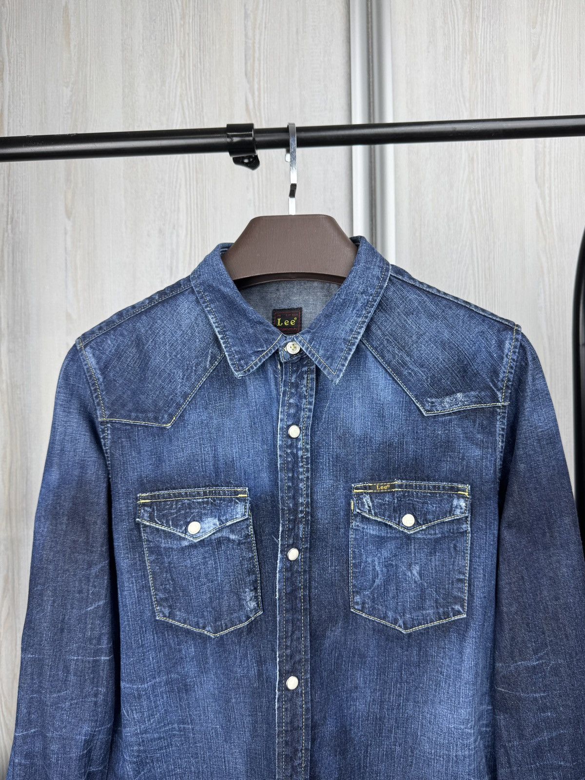 Lee Lee by Donwan Harrell Western Shirt PRPS long sleeve faded Size US M / EU 48-50 / 2 - 3 Thumbnail