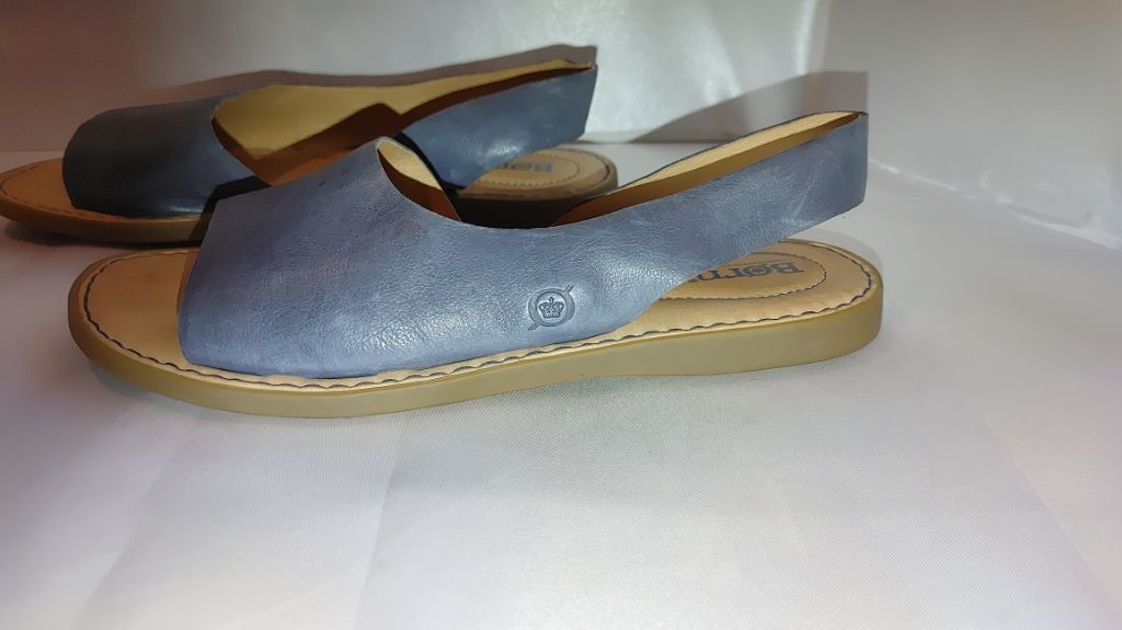 Born Born Inlet Leather Sandals in Steele Blue Size 9 Size US 9 / IT 39 - 2 Thumbnail