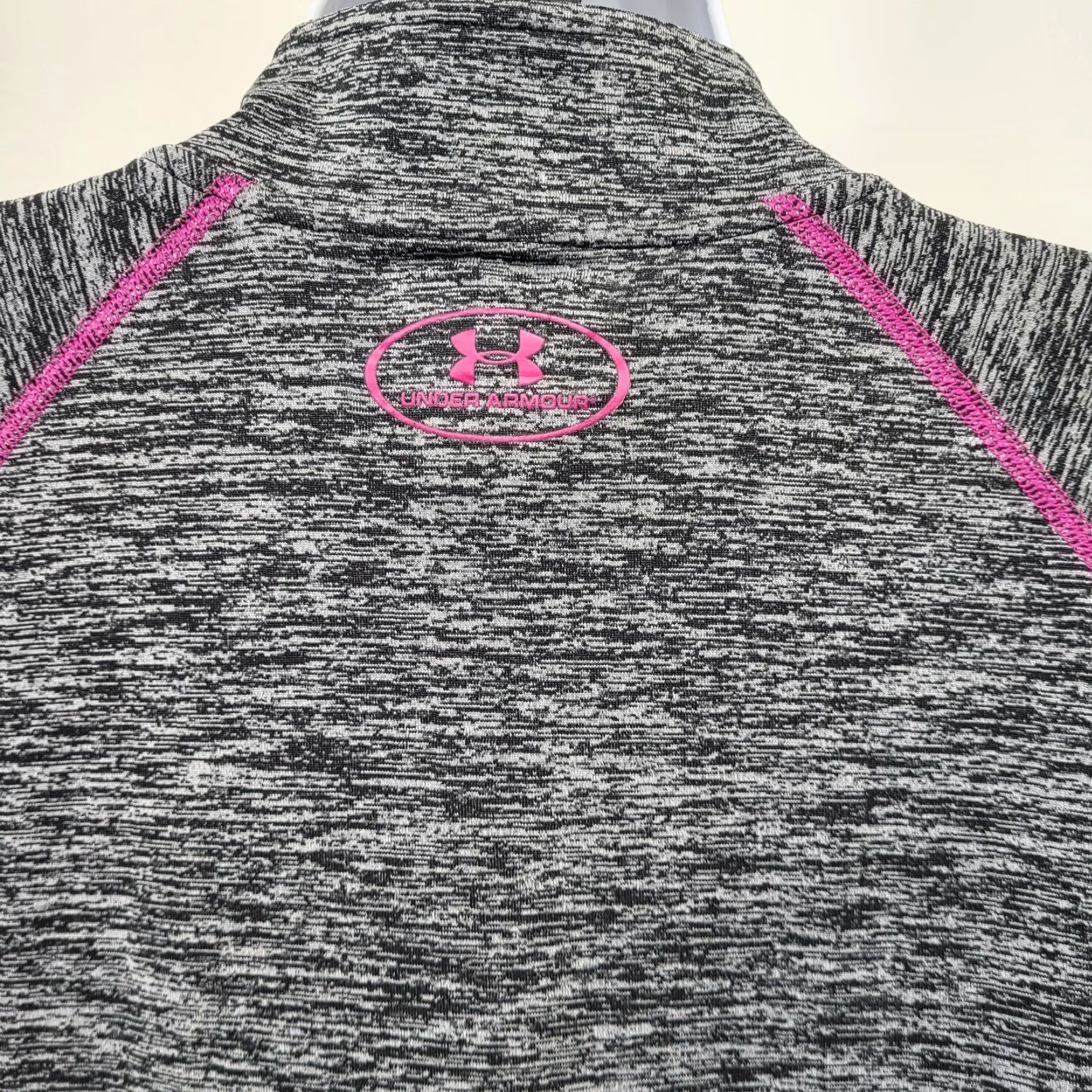 Under Armour Under Armour Shirt Womens Small Gray Pink Lightweight Zip Athletic Ladies Jacket Size S / US 4 / IT 40 - 7 Thumbnail