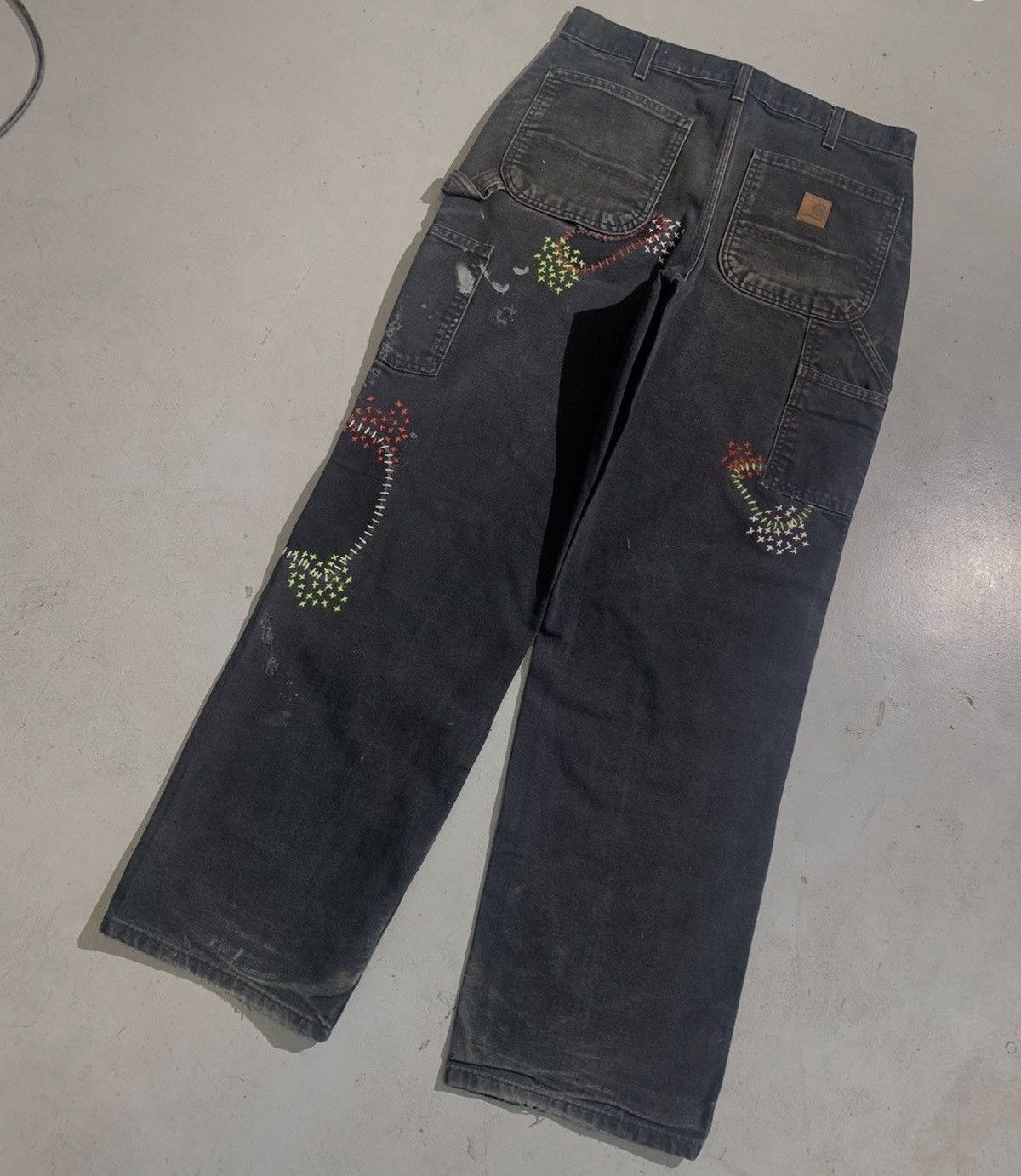 Carhartt Vintage carhartt shashiko hand sticting denim Size US 32 / EU 48 - 2 Thumbnail
