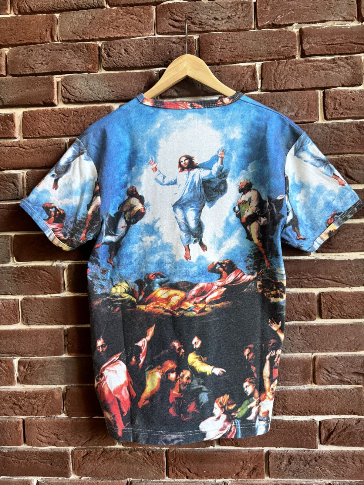 Vintage Vintage Y2K Cowboys Angels Jesus All over print Tee art hype Size US M / EU 48-50 / 2 - 2 Thumbnail