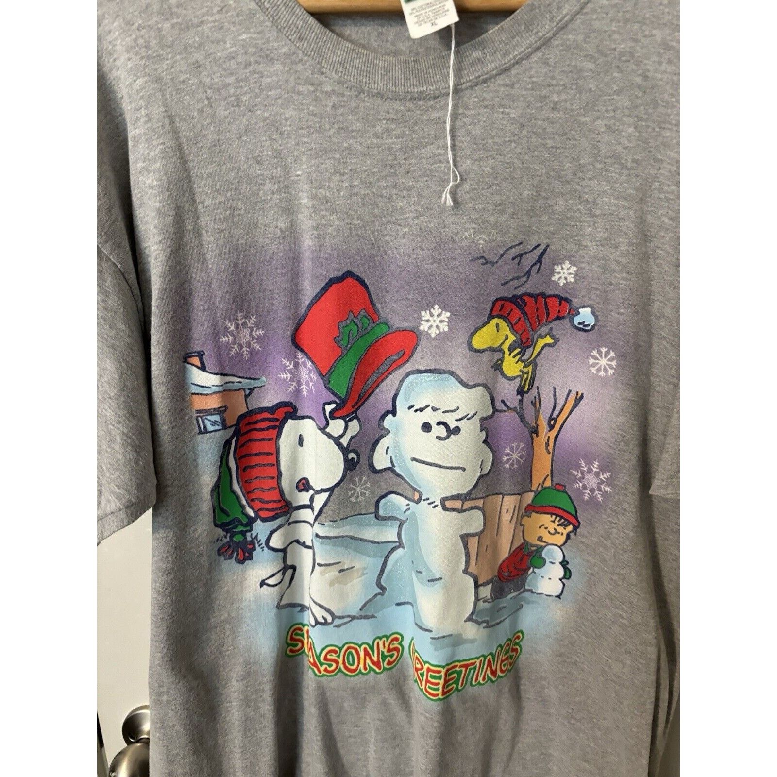 Other Vintage peanuts charlie brown seasons grey Shirt 90s Size XL Size US XL / EU 56 / 4 - 3 Thumbnail