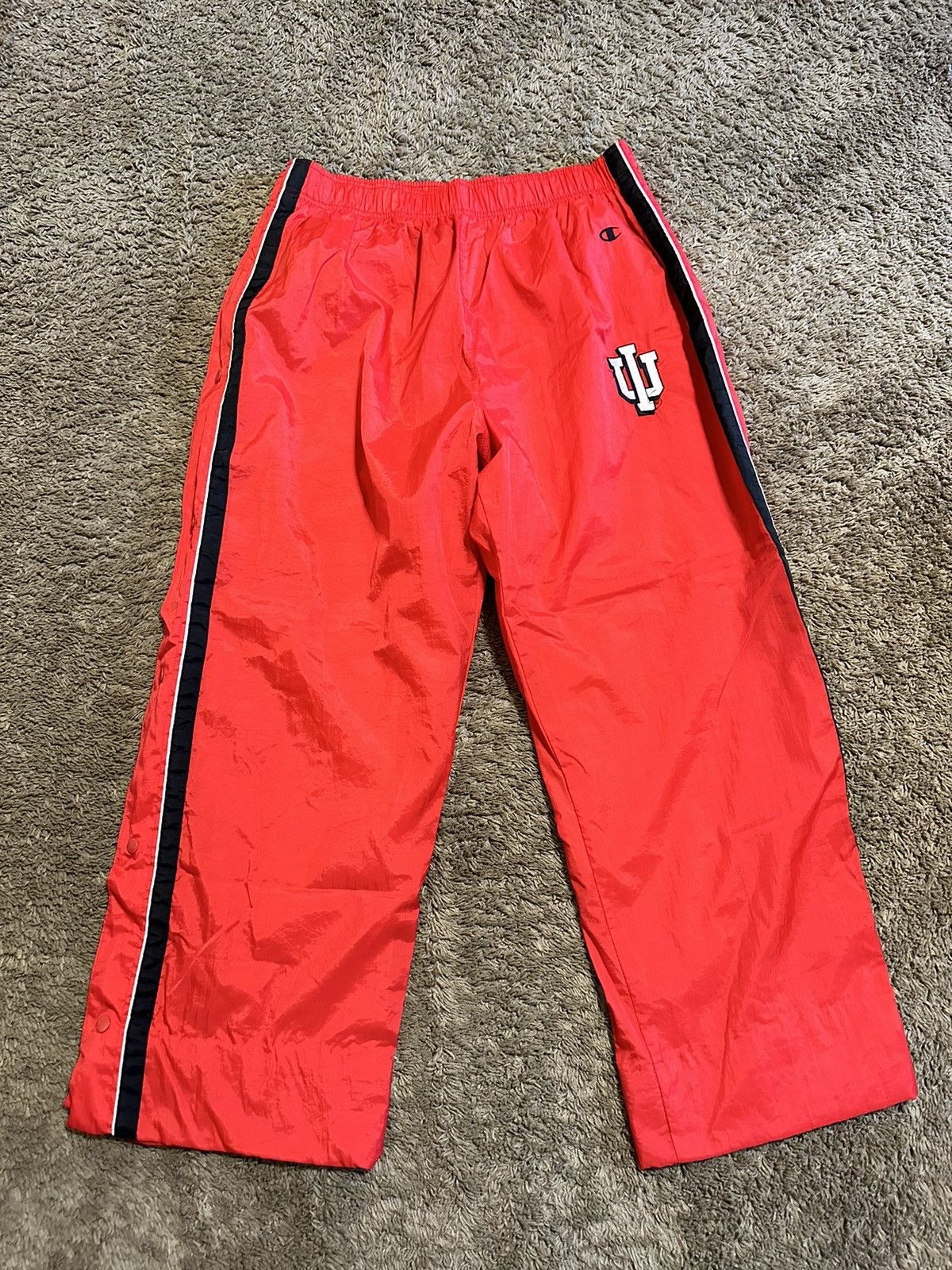 Champion × NCAA × Vintage Vintage NCAA champion Indiana tear away pants 90s size XL Size US XL / EU 56 / 4 - 1 Thumbnail