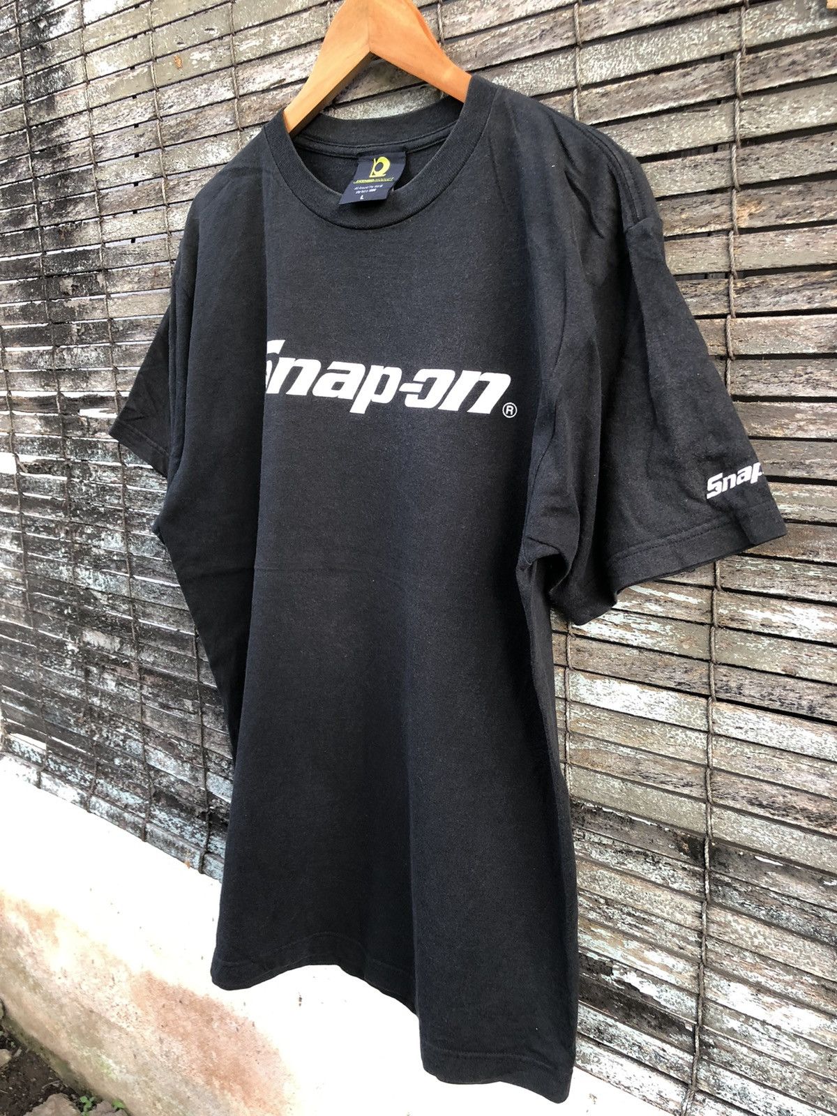 Vintage Vintage 90s Snap On SpellOut Tee X Racing Motorsport Size US L / EU 52-54 / 3 - 10 Thumbnail