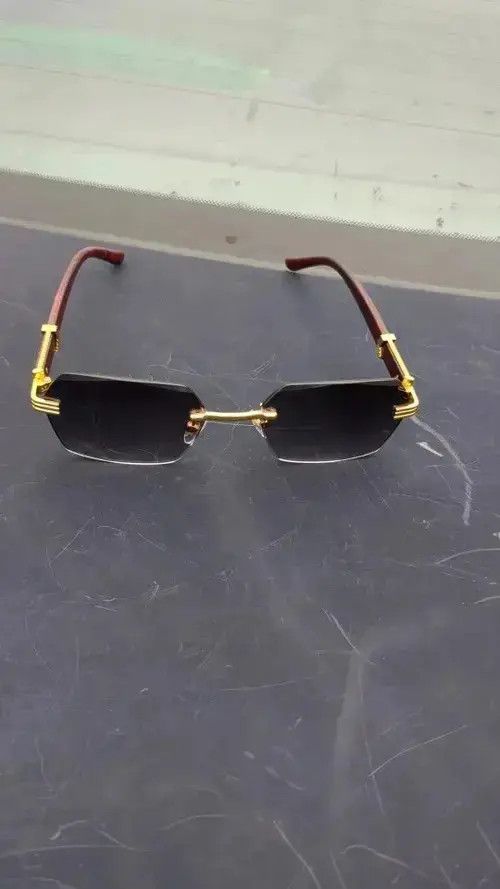 Other Rimless Square Sunglasses Size ONE SIZE - 2 Thumbnail