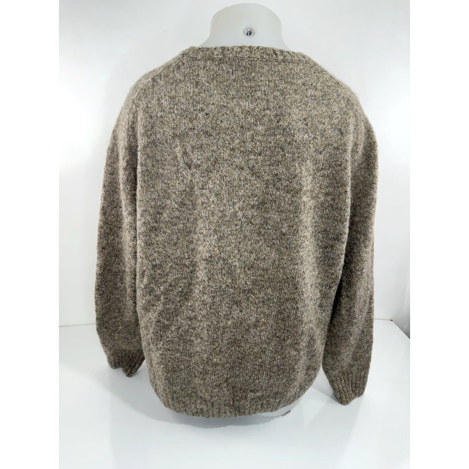 CO BEST MADE CO Sweater 2XL Wool Knit Pullover Mens Brown 100% Wool Vintage Style Pullover Mens Size US XXL / EU 58 / 5 - 4 Thumbnail