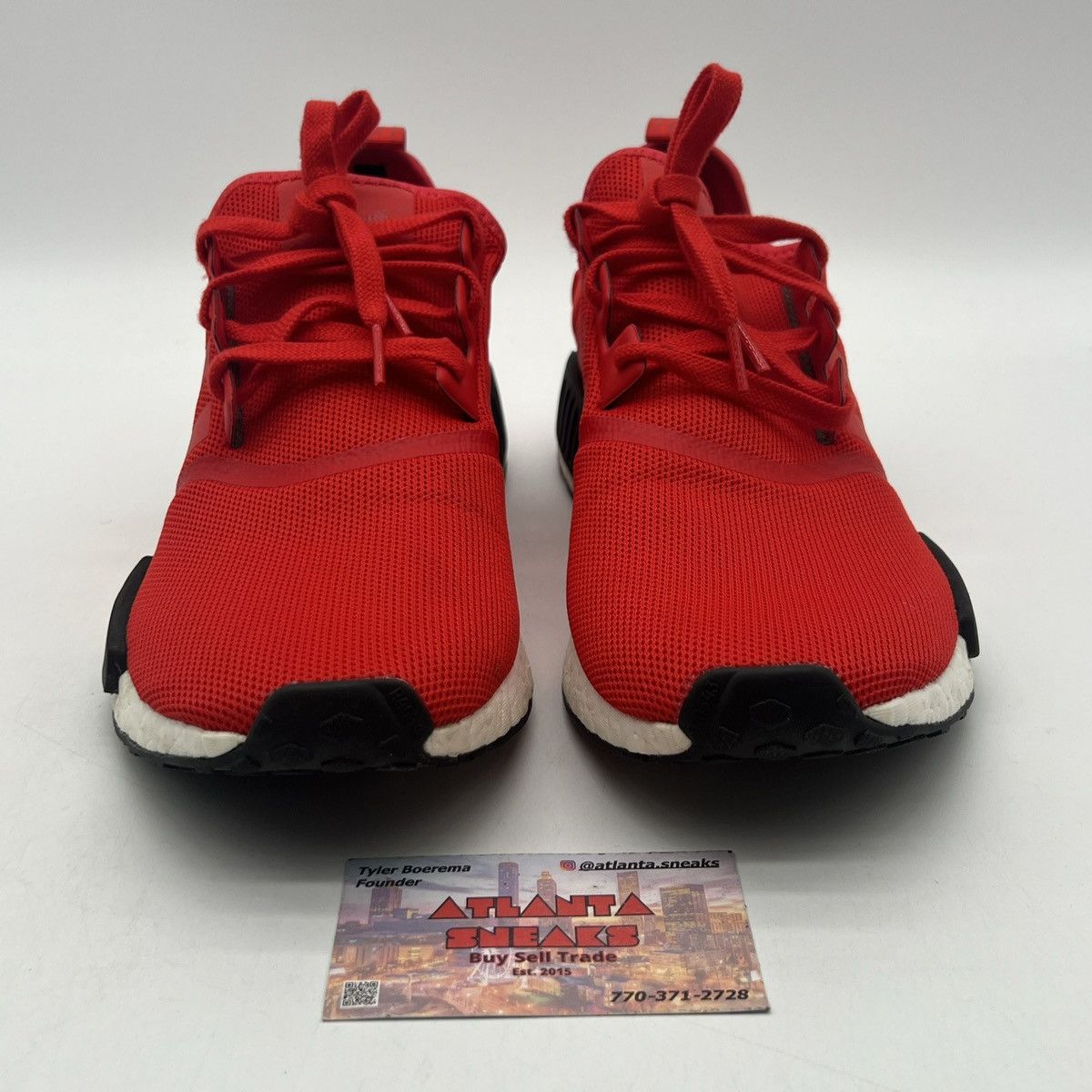 Adidas NMD R1 clear red Size US 12 / EU 45 - 2 Thumbnail